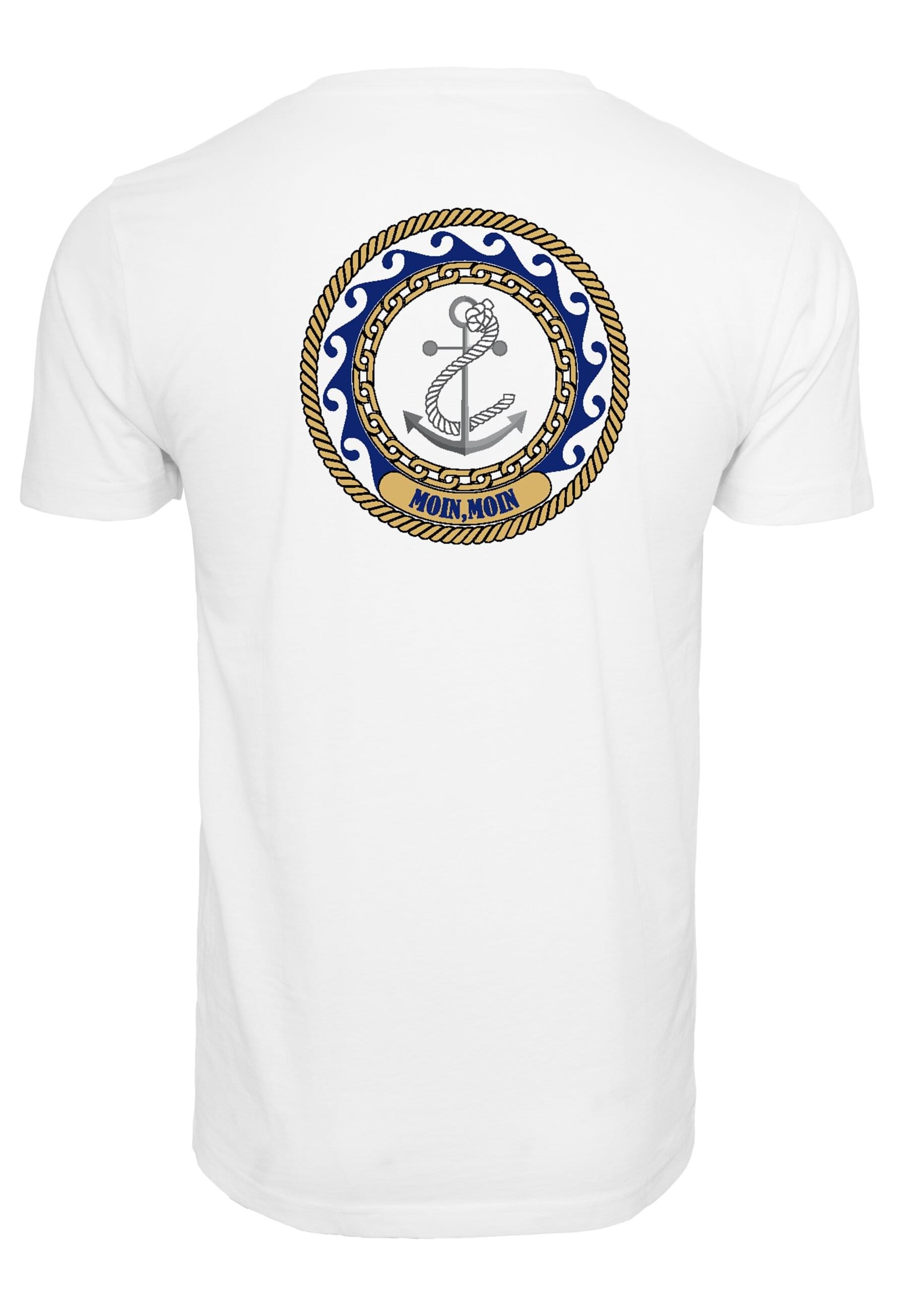 MisterTee Kurzarmshirt »MisterTee Damen Ladies Moin Moin Tee«, (1 tlg.)