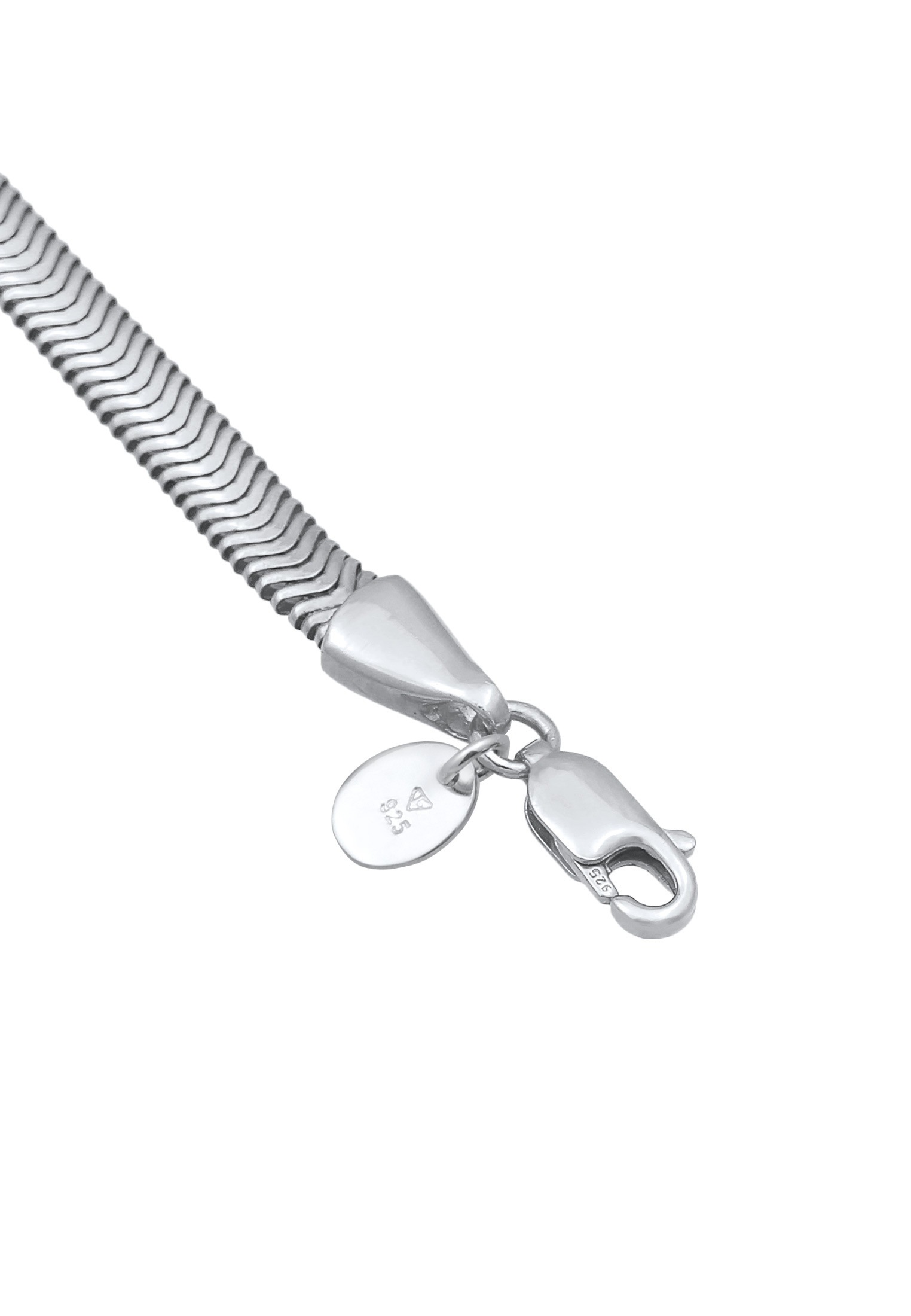 Elli Premium Snake Chain Anklet Silver 22cm 3