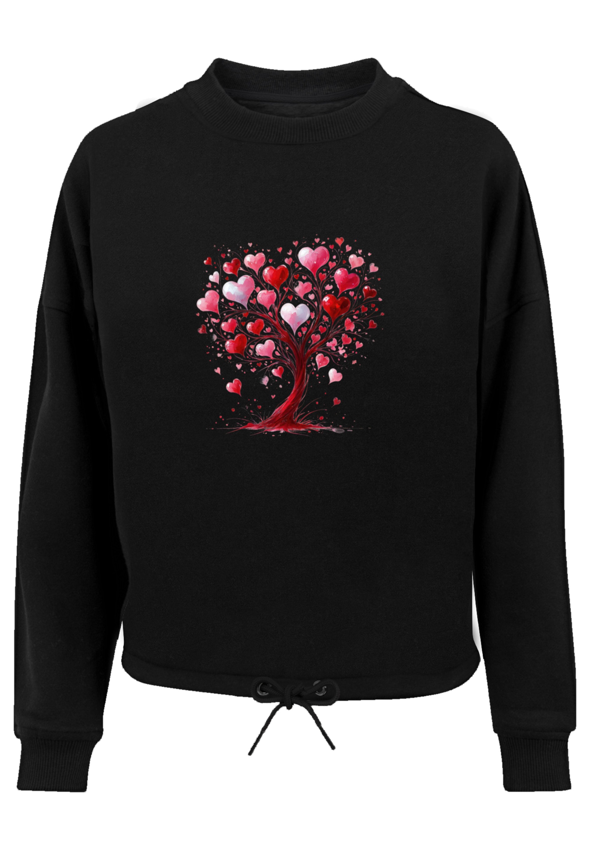 F4NT4STIC Sweatshirt »Herz Baum Aquarell Druck«, Premium Qualität