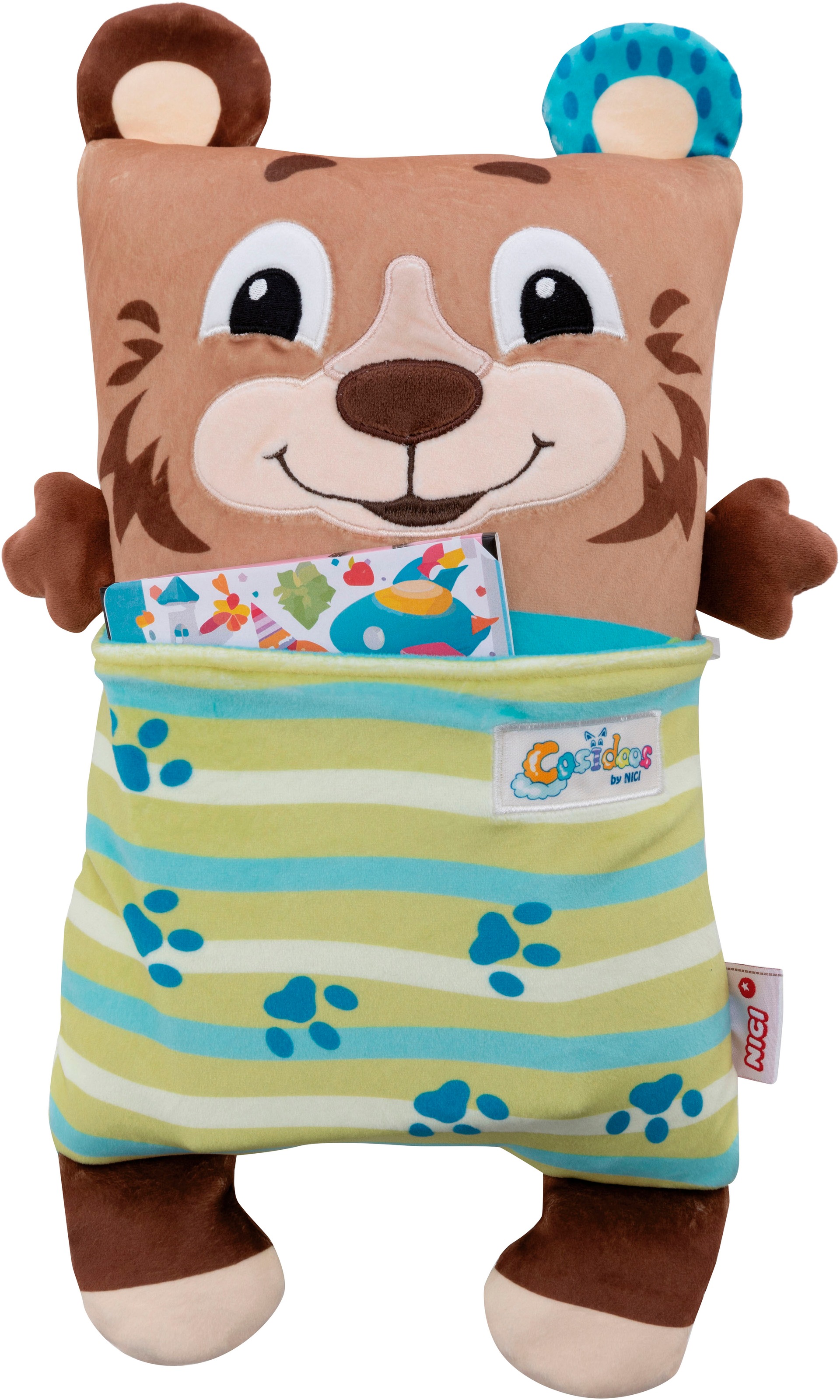 Nici Kuscheltier »Cosidoos, Bär mit Wendefunktion 30x20 cm«