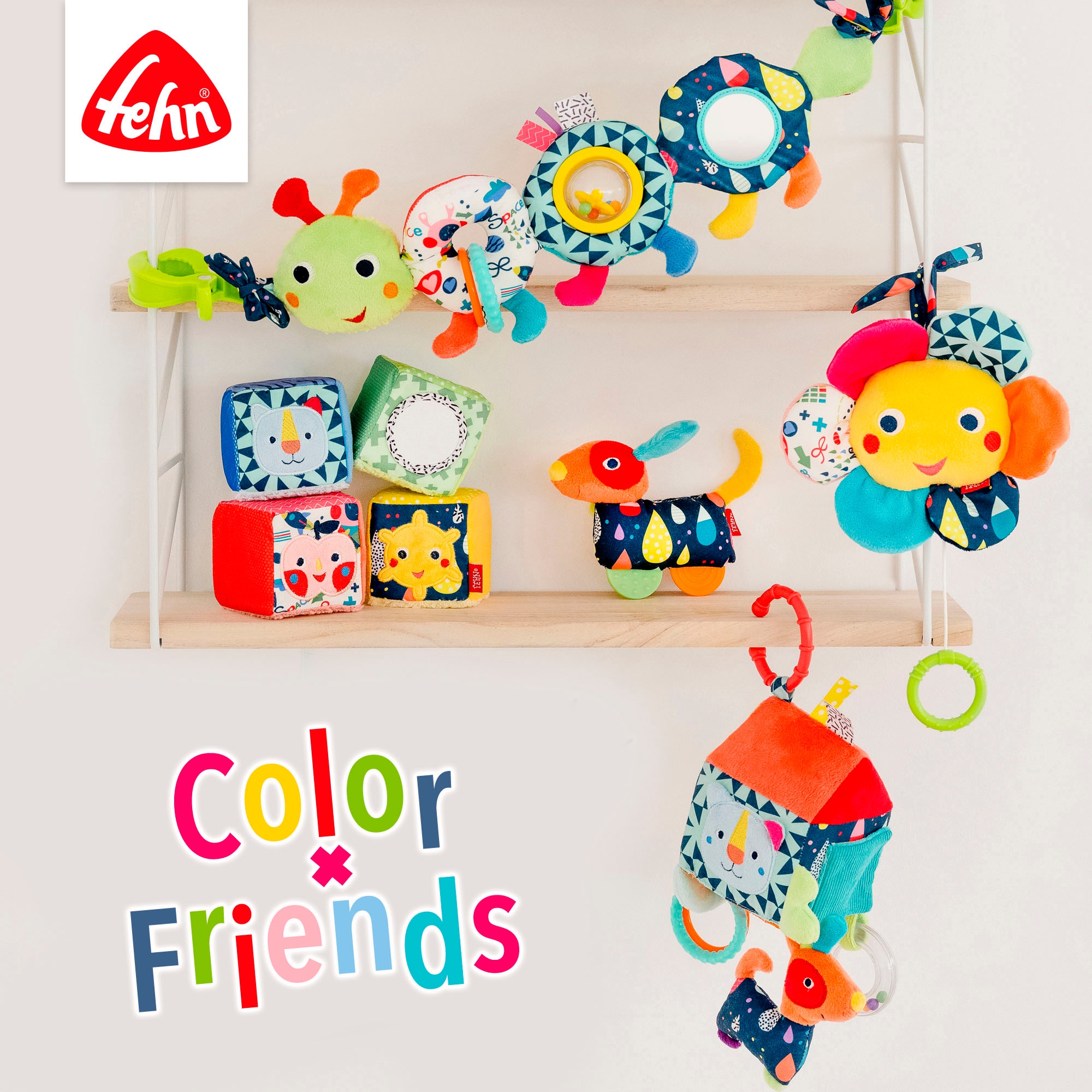 Fehn Kinderwagenkette »COLOR Friends, Raupe«