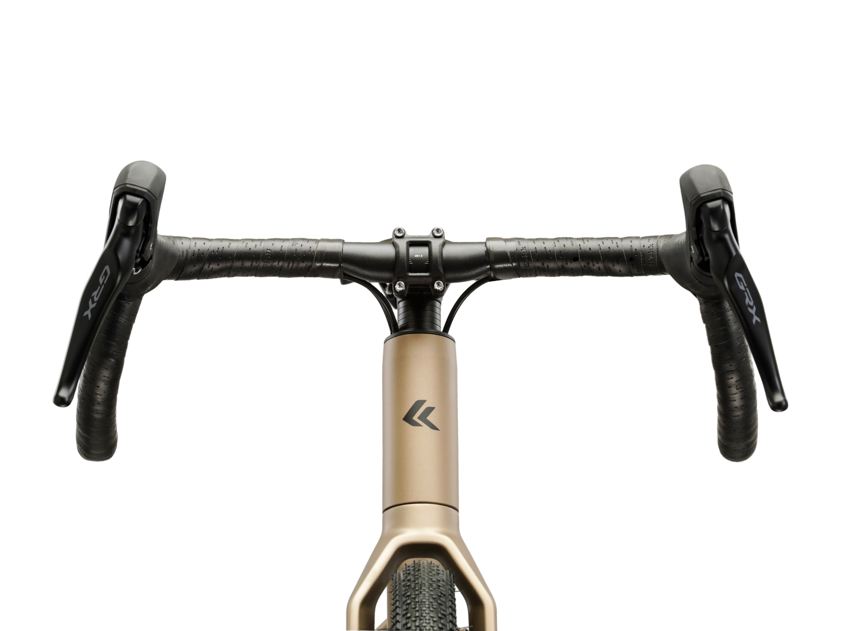 Kross Gravelbike »Gabel Carbon Esker 5.0 28" braun 12 Gänge 2026« 12 Gang Shimano GRX RX822 Schaltwerk Kettenschaltung Gabel aus Carbon