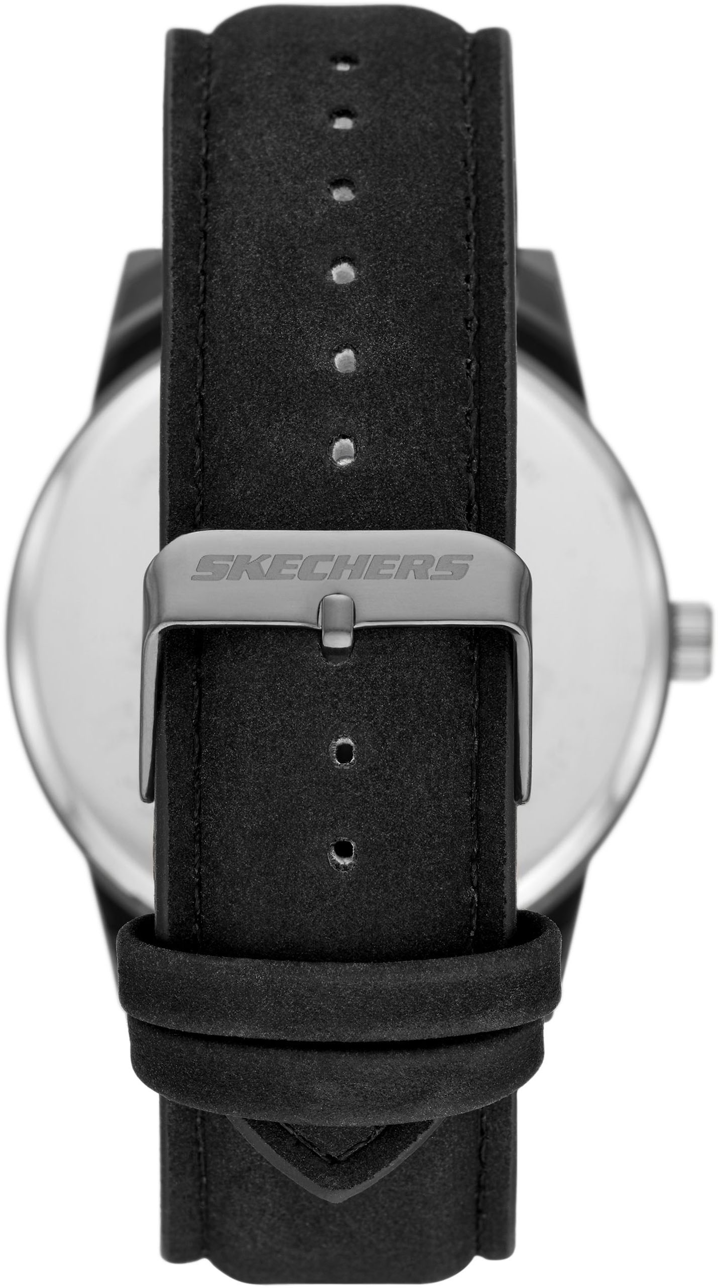 Skechers Quarzuhr, (Set, 5 tlg., mit 4 Schmuckarmbändern), Armbanduhr, Herrenuhr, Ideal auch als Geschenk, analog, Leuchtindizes