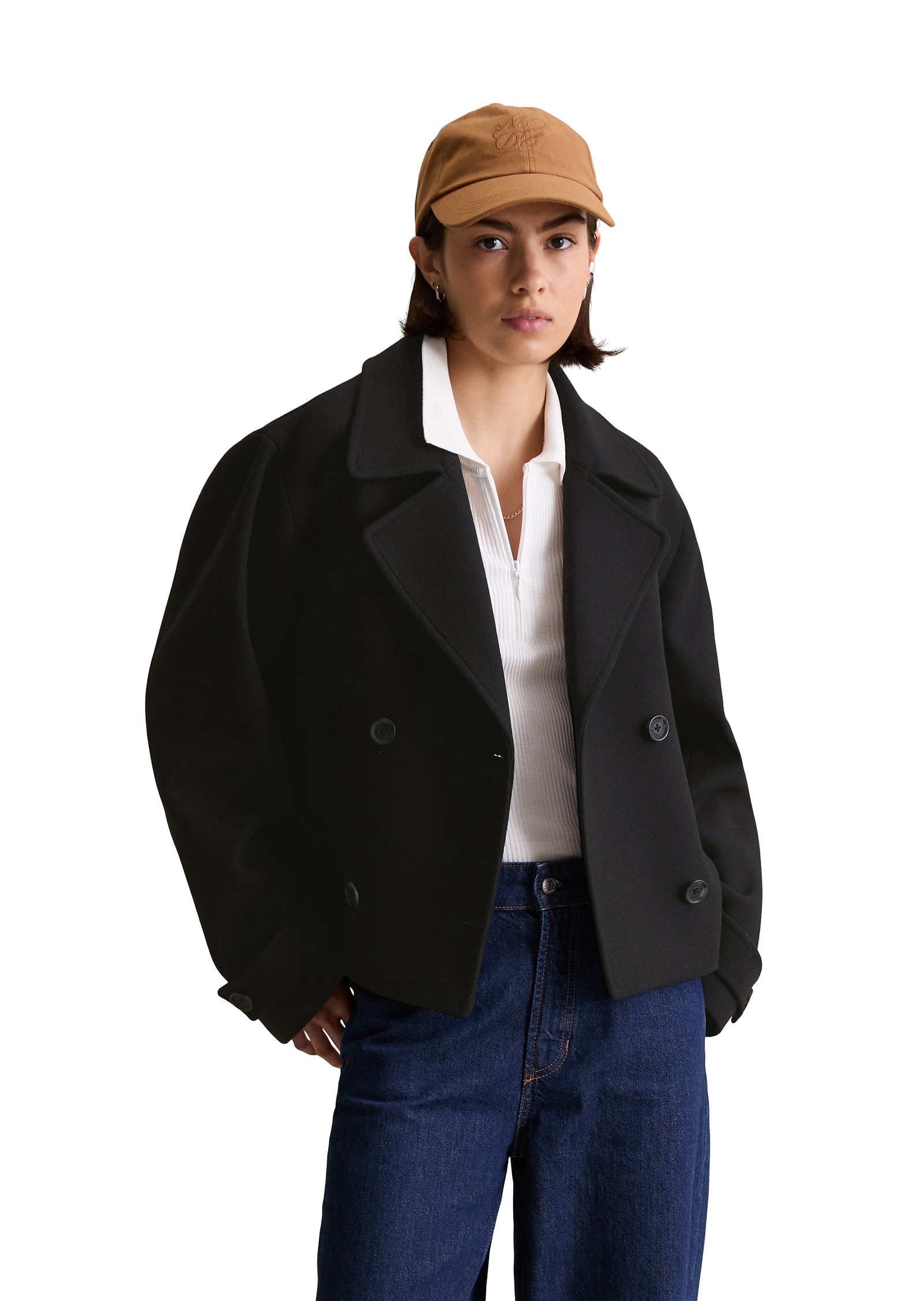 Marc OPolo DENIM Outdoorjacke "mit recycelter Wolle" günstig online kaufen