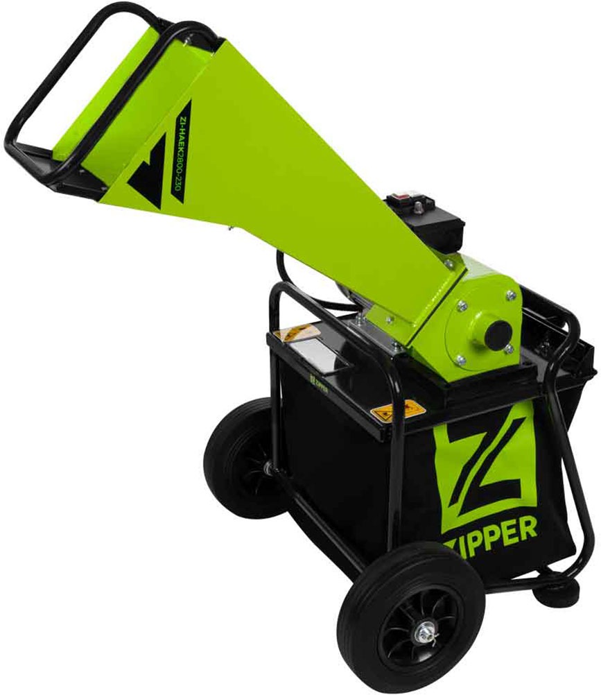 ZIPPER Häcksler, Auffangsackvolumen 65 l