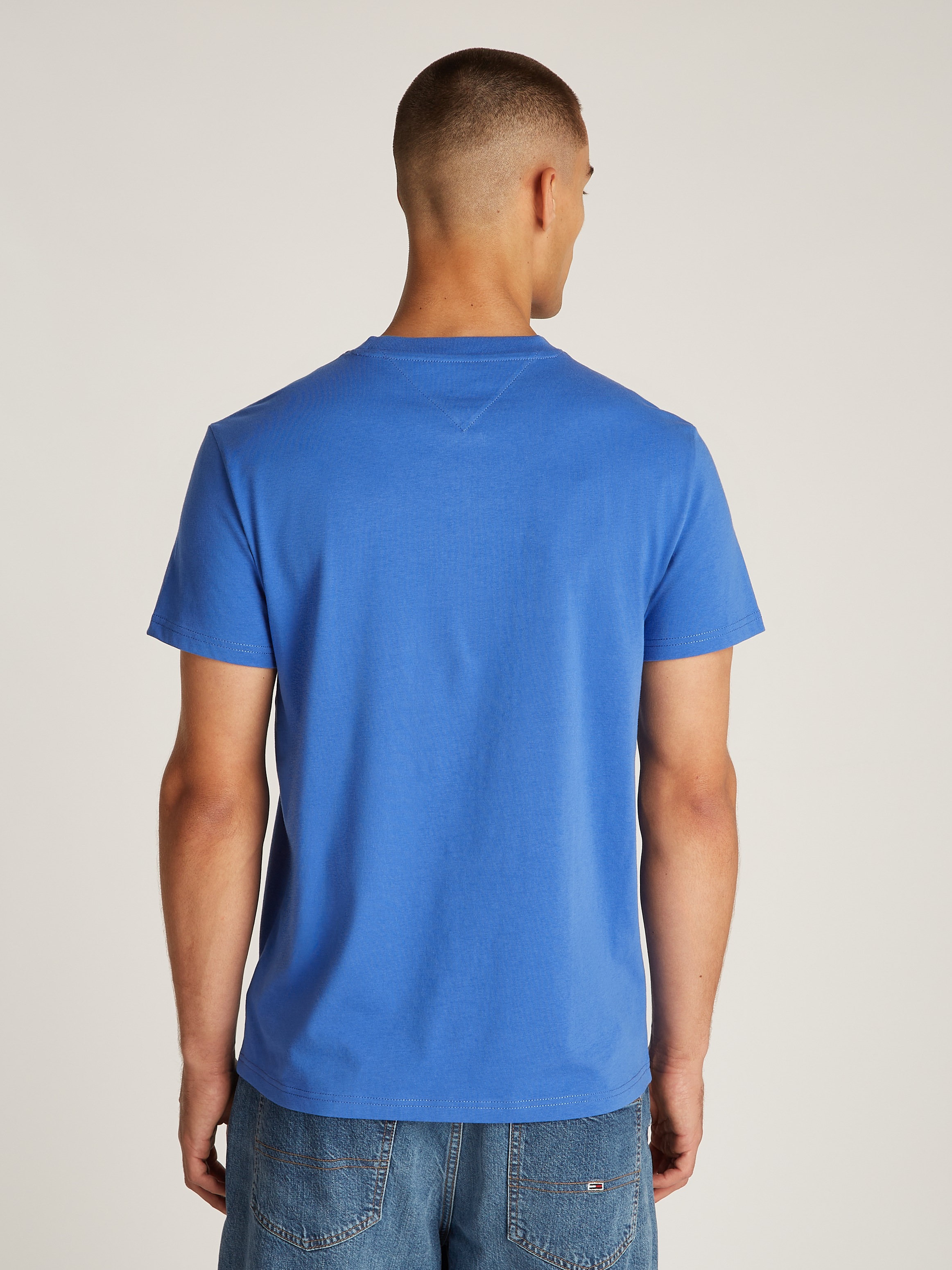 Tommy Jeans T-Shirt »TJM SLIM LINEAR CHEST SS TEE EXT«, mit Logodruck