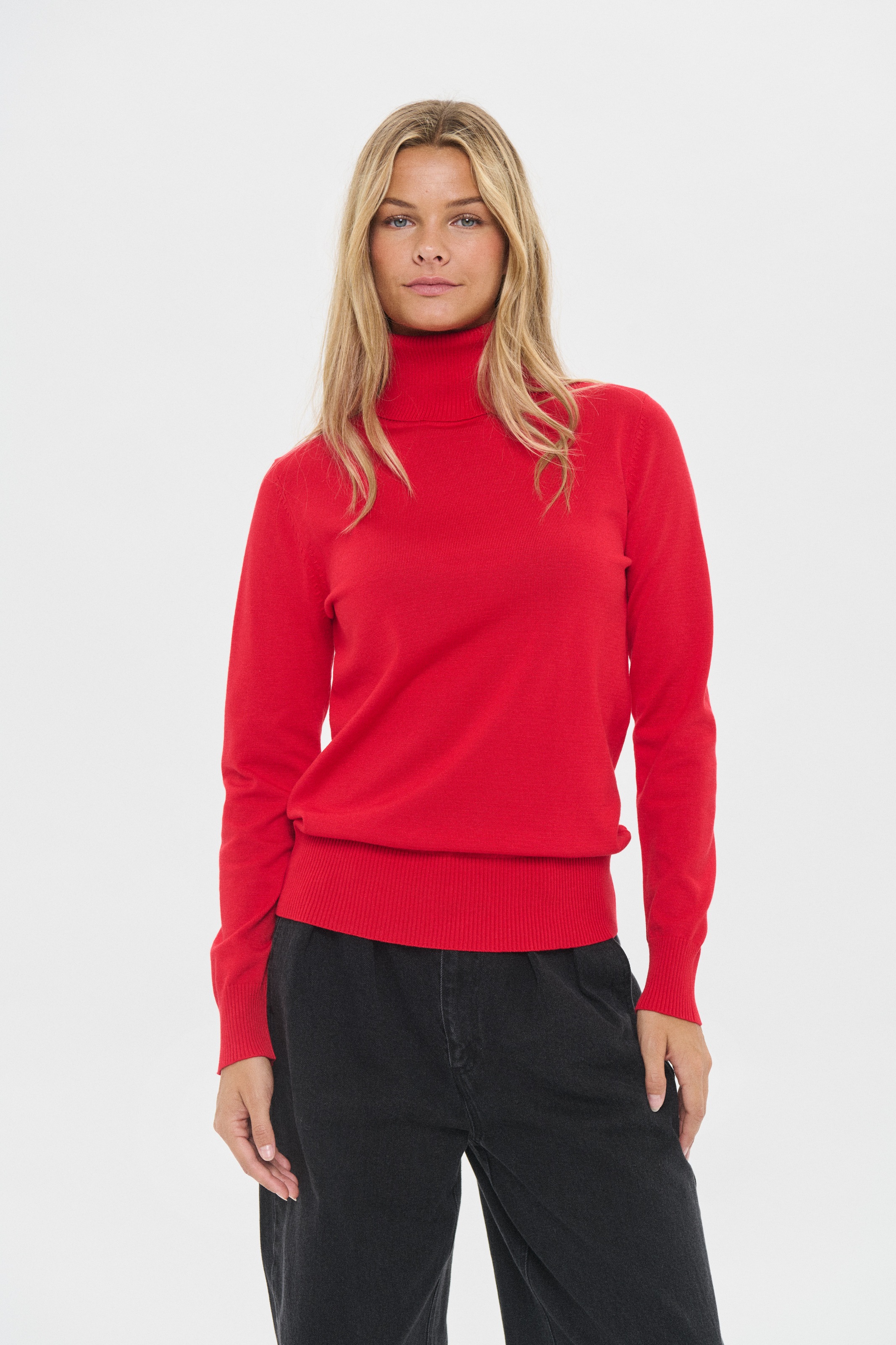 Saint Tropez Rollkragenpullover "J2046, MilaSZ Rollneck" Feinstrick mit Vis günstig online kaufen