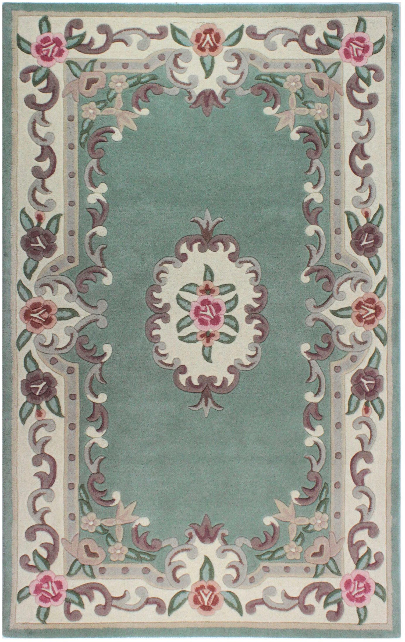 FLAIR RUGS Wollteppich "Aubusson" rechteckig 10 mm Höhe günstig online kaufen