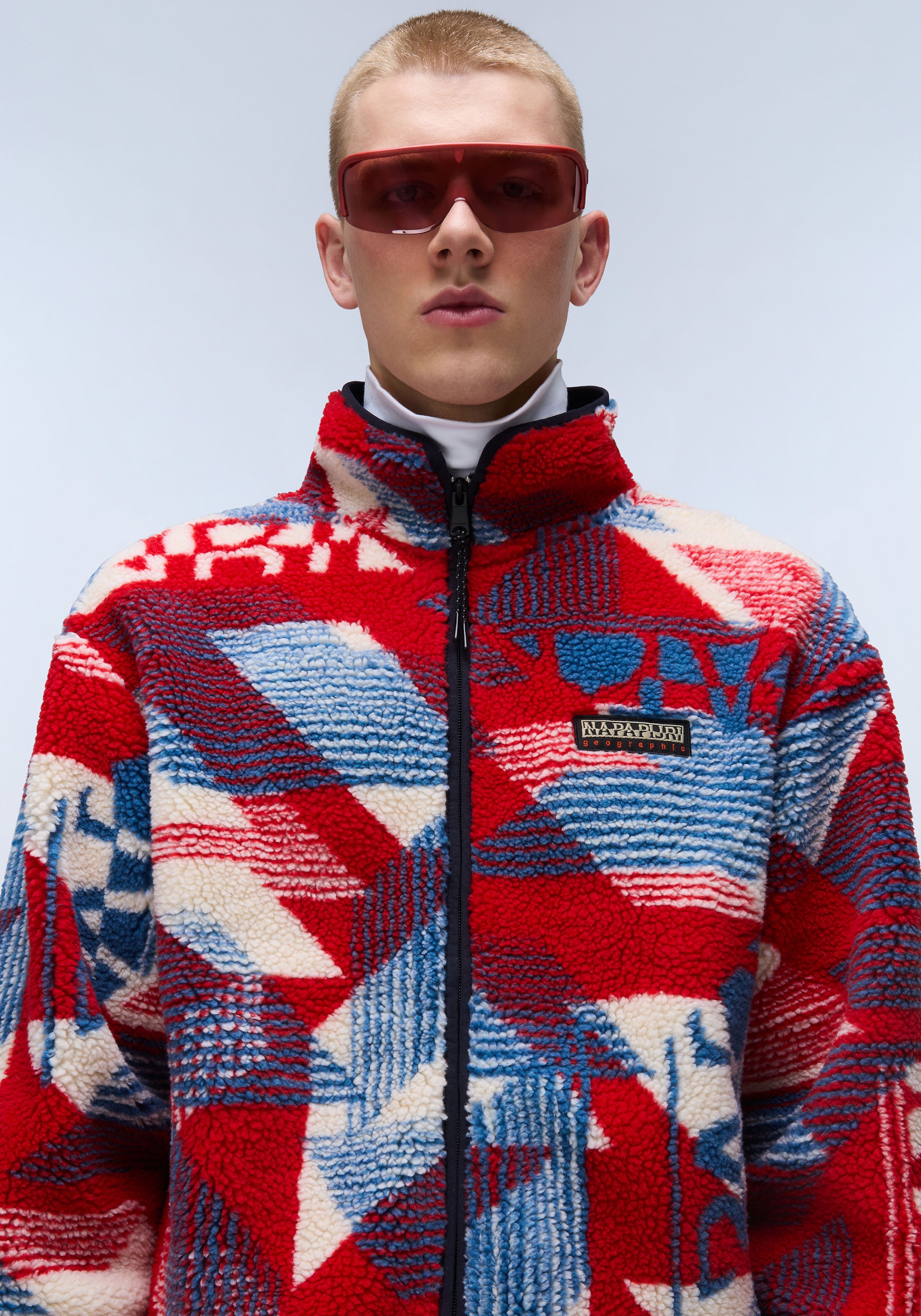 Napapijri Plüschjacke »ARGIENT«, mit allover Print
