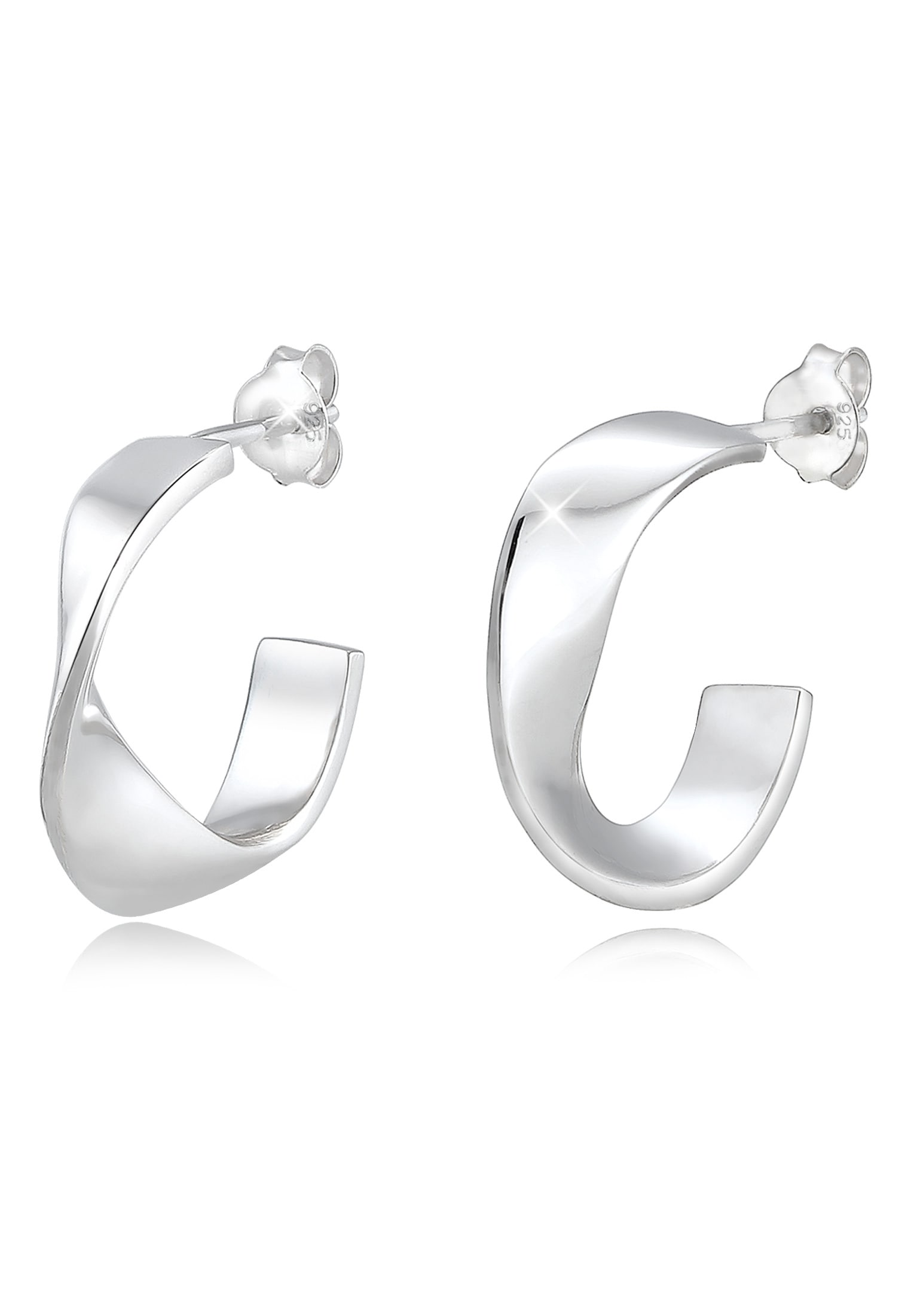 Elli Paar Creolen »Creolen Ohrstecker 925 Sterling Silber«
