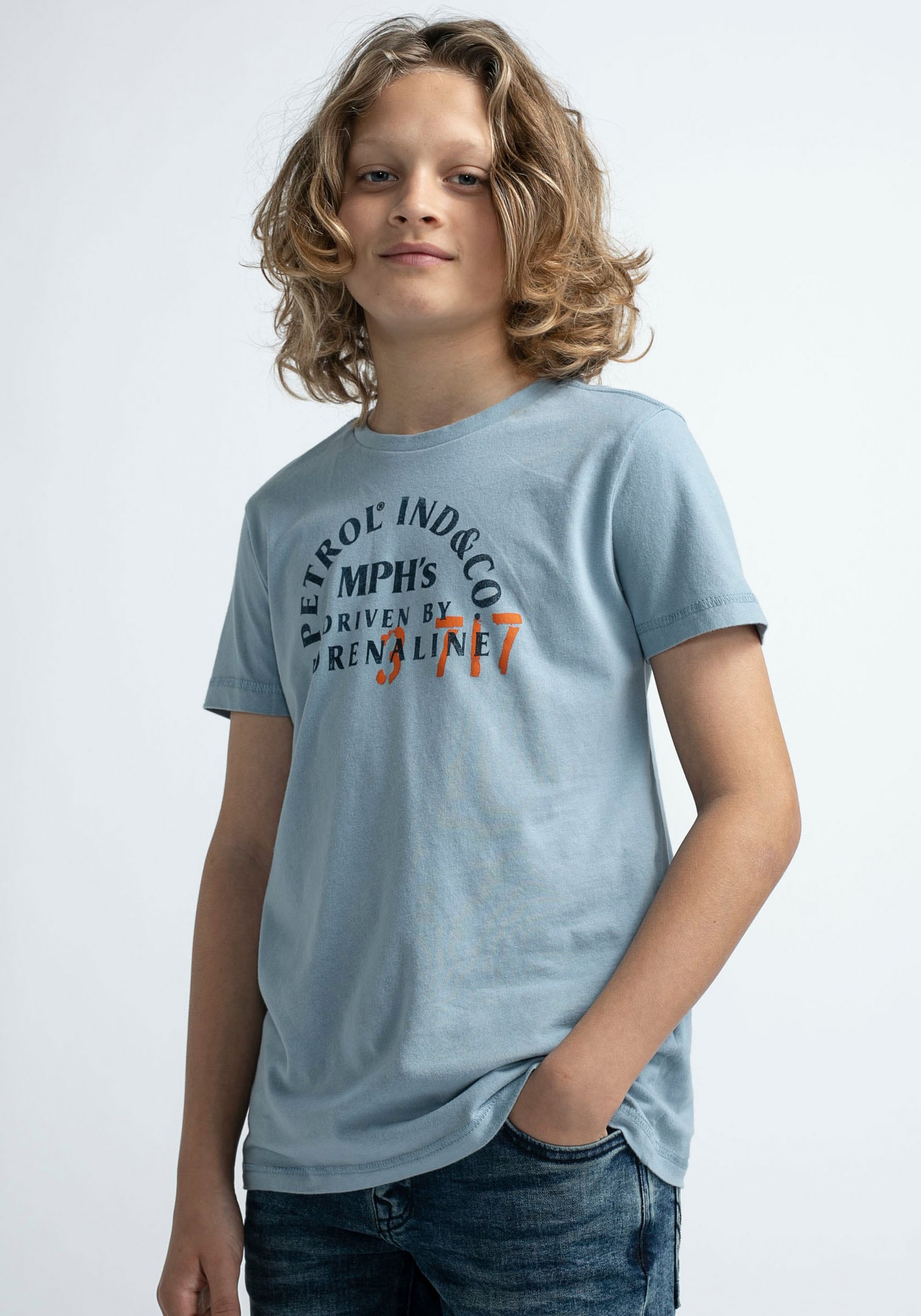 Petrol Industries T-Shirt, aus für BOYS, | bestellen BAUR Baumwolle online