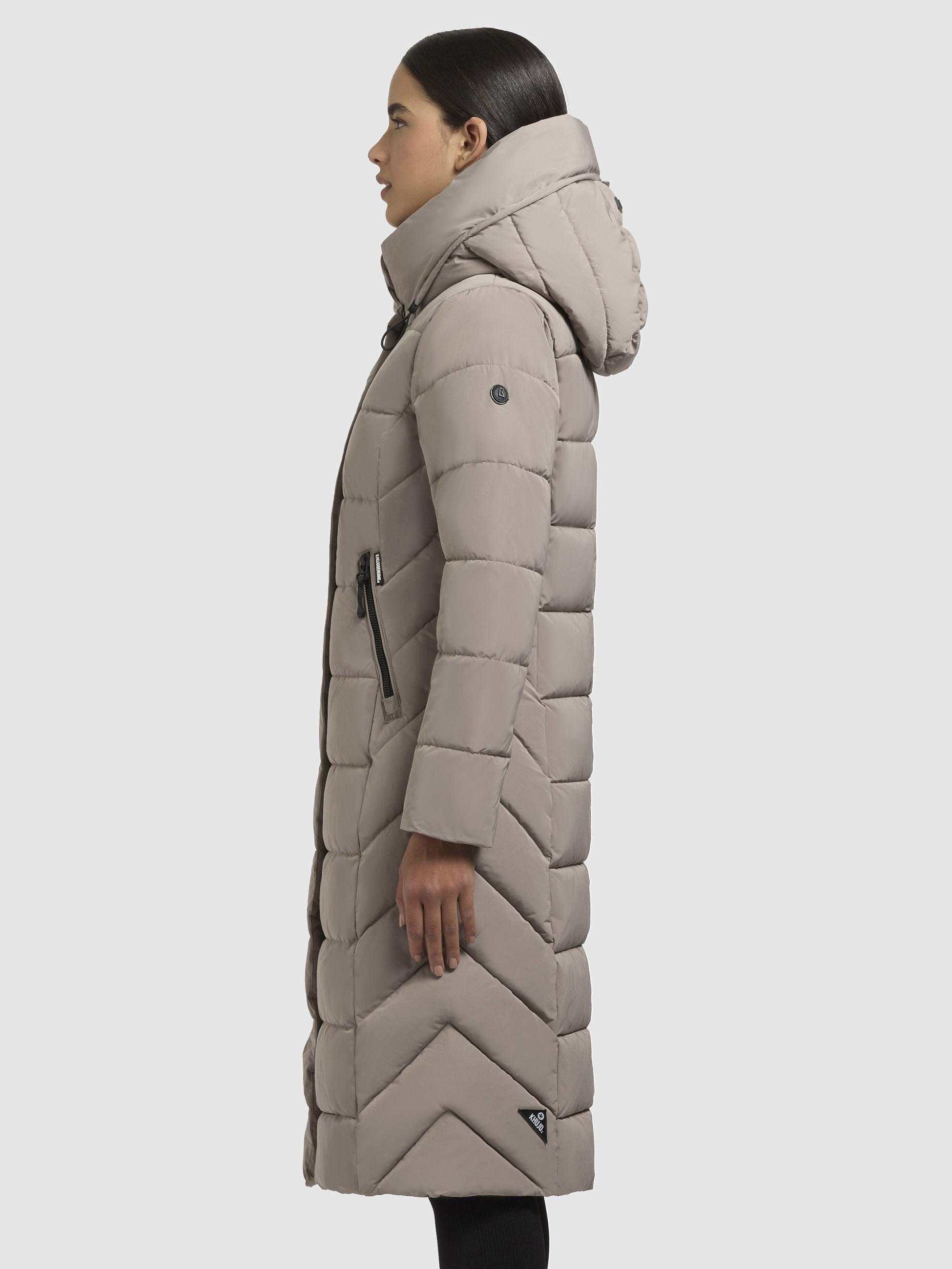 khujo Wintermantel »Sensy-YM« Warmer Steppmantel mit Kapuze