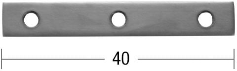 GARESA Stangenverbinder »16 mm Innenlaufprofil SEFRA«, (1 St.), Aluminiumfarben