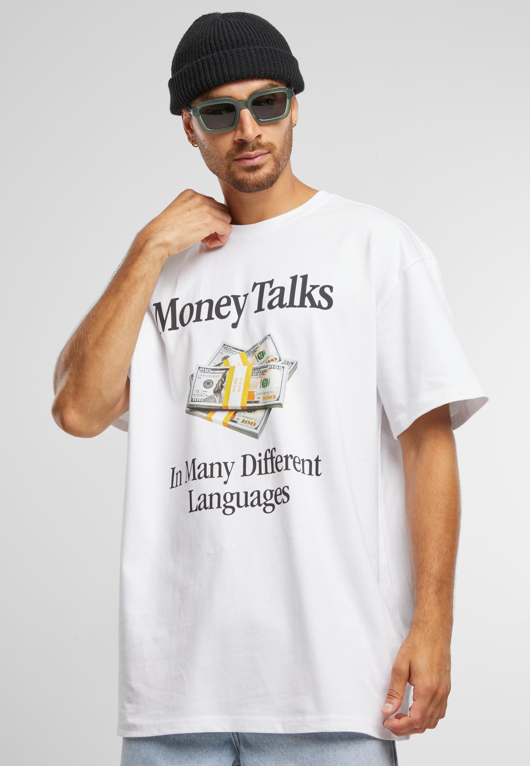 MisterTee T-Shirt »MisterTee Money Talks Oversize Tee«, (1 tlg.)
