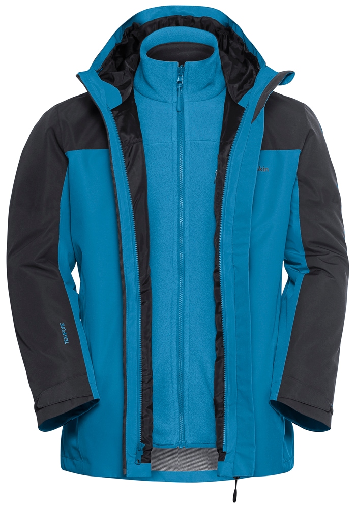 Jack Wolfskin 3-in-1-Funktionsjacke »TAUBENBERG 3IN1 JKT M«, mit Kapuze