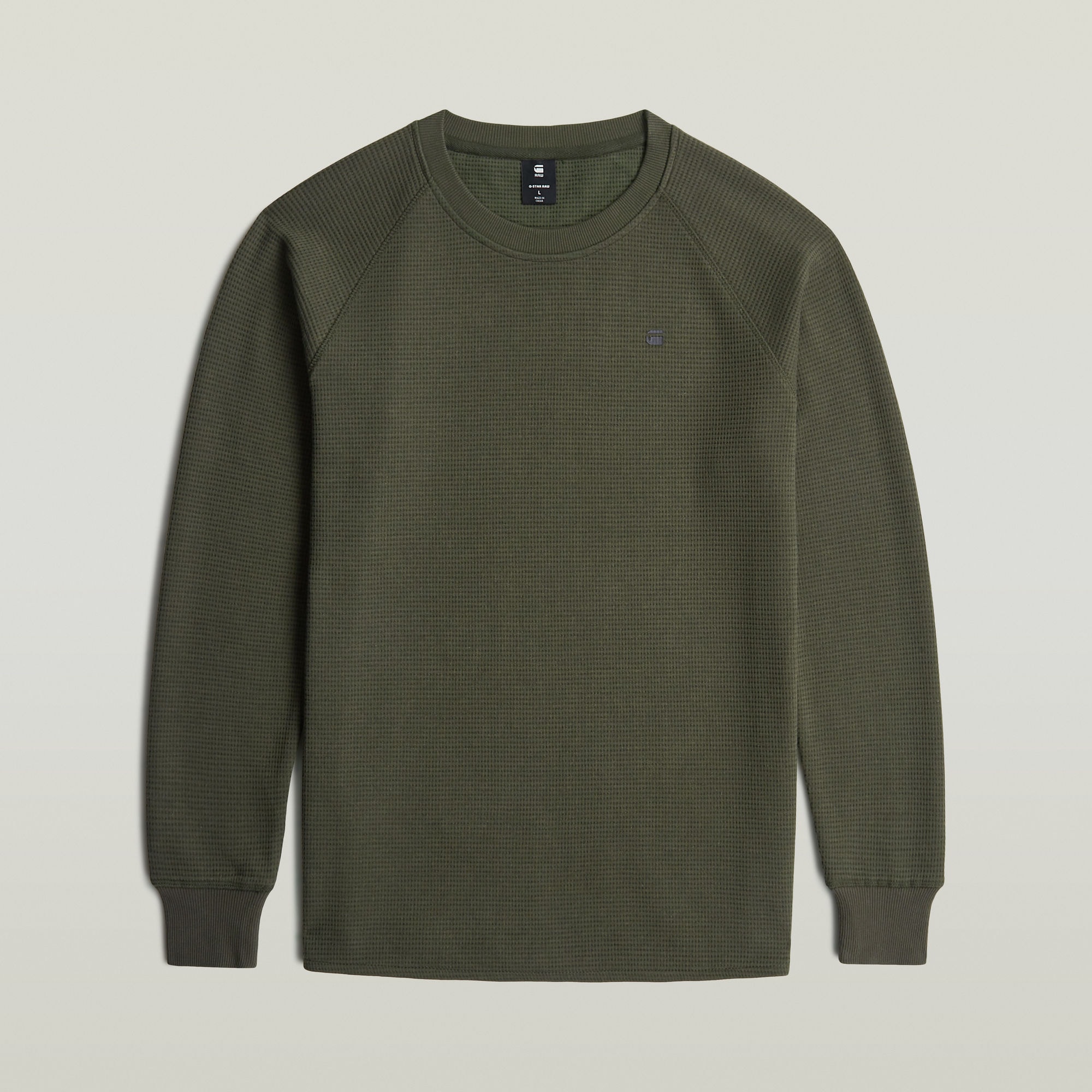 G-STAR Sweater »Jirgi«, mit Label-Detail auf der Brust