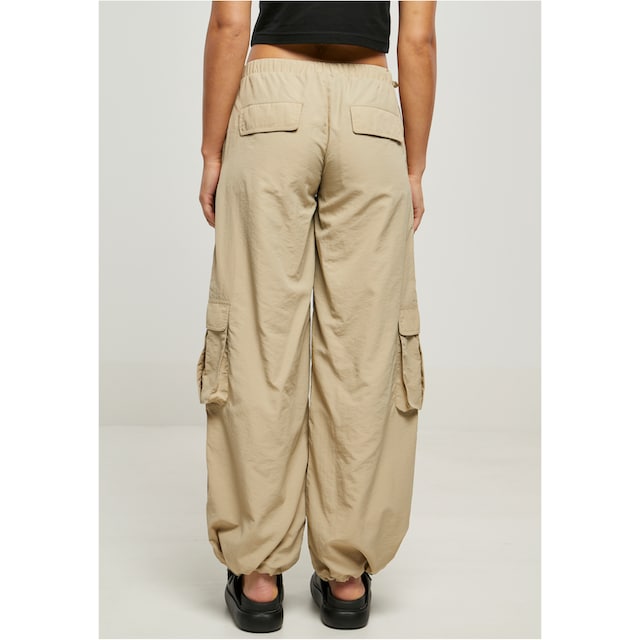 URBAN CLASSICS Cargohose »Damen Ladies Wide Crinkle Nylon Cargo Pants«, (1  tlg.) online bestellen | BAUR