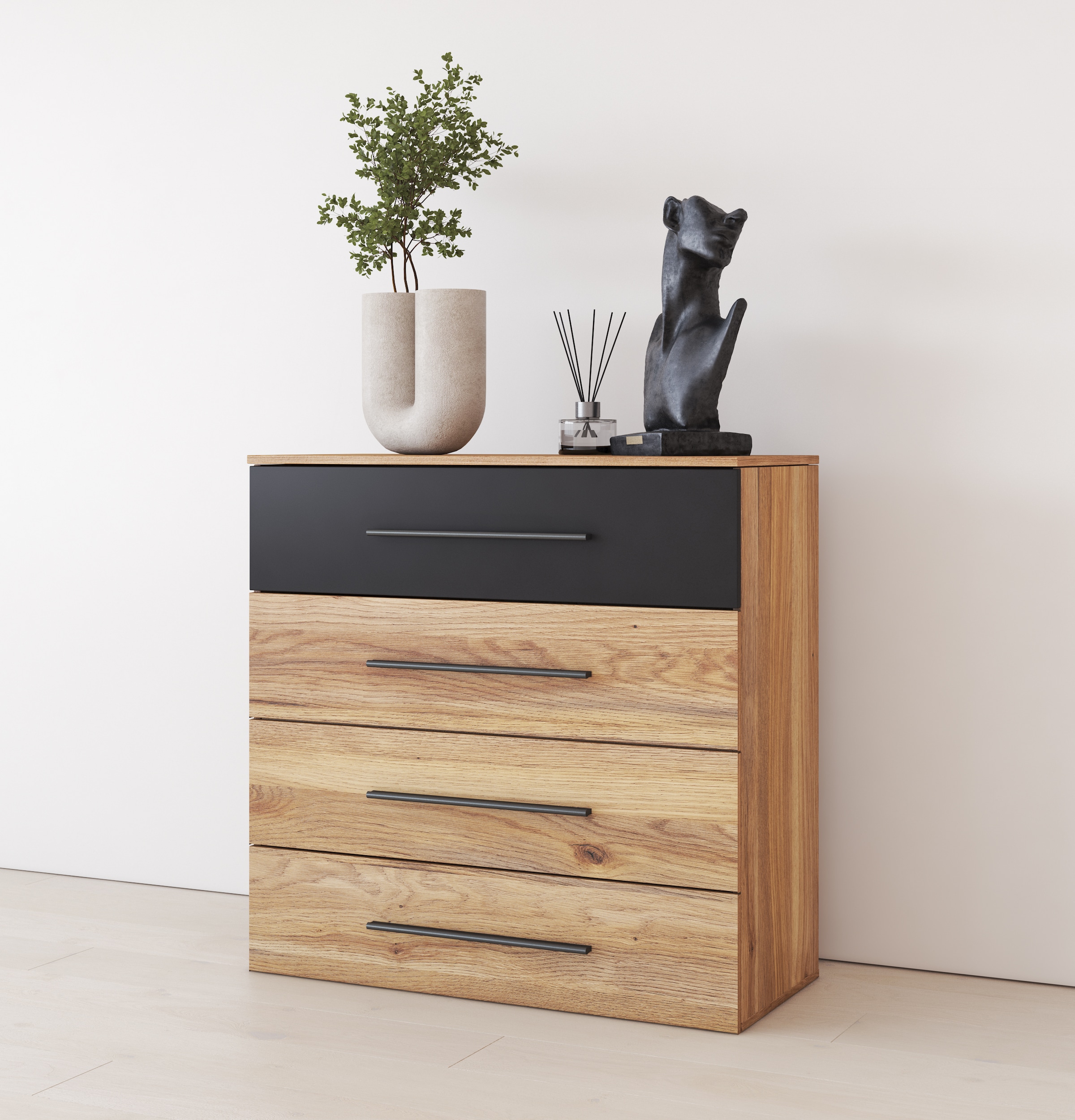 Home affaire Kommode "Faweza,Breite 91 cm, Schubladenkommode, Sideboard mit günstig online kaufen