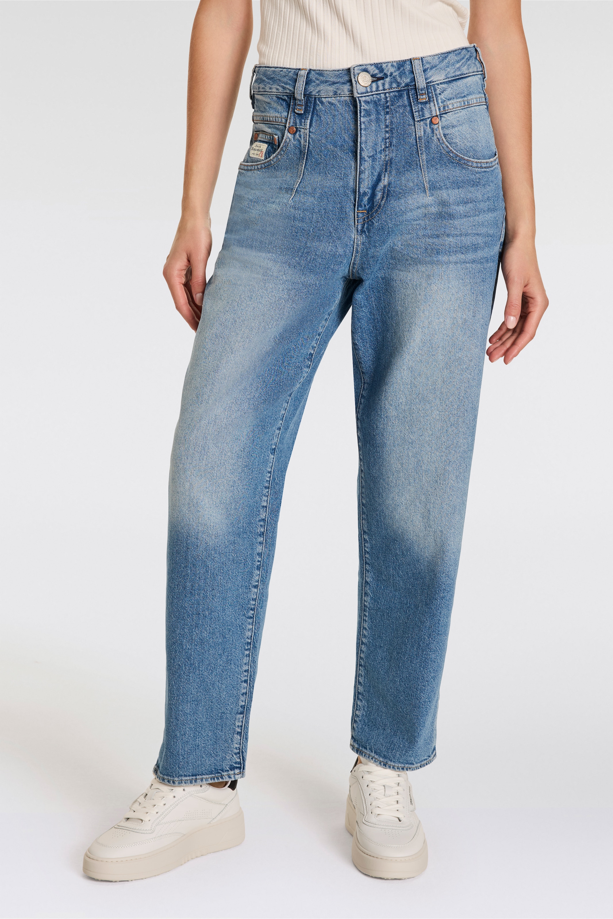 Straight-Jeans »Brooke Recycled Denim Light«, krempelbar