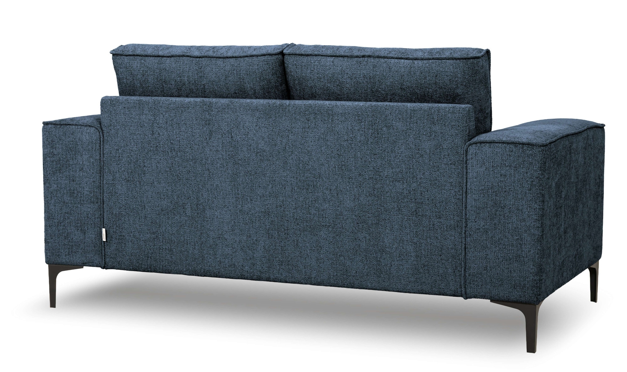 OTTO home 2-Sitzer »Kompaktsofa Oland mit modernem Chenille-Bezug« 164 cm, Wellenunterfederung, Skandi-Design, Metallfüße