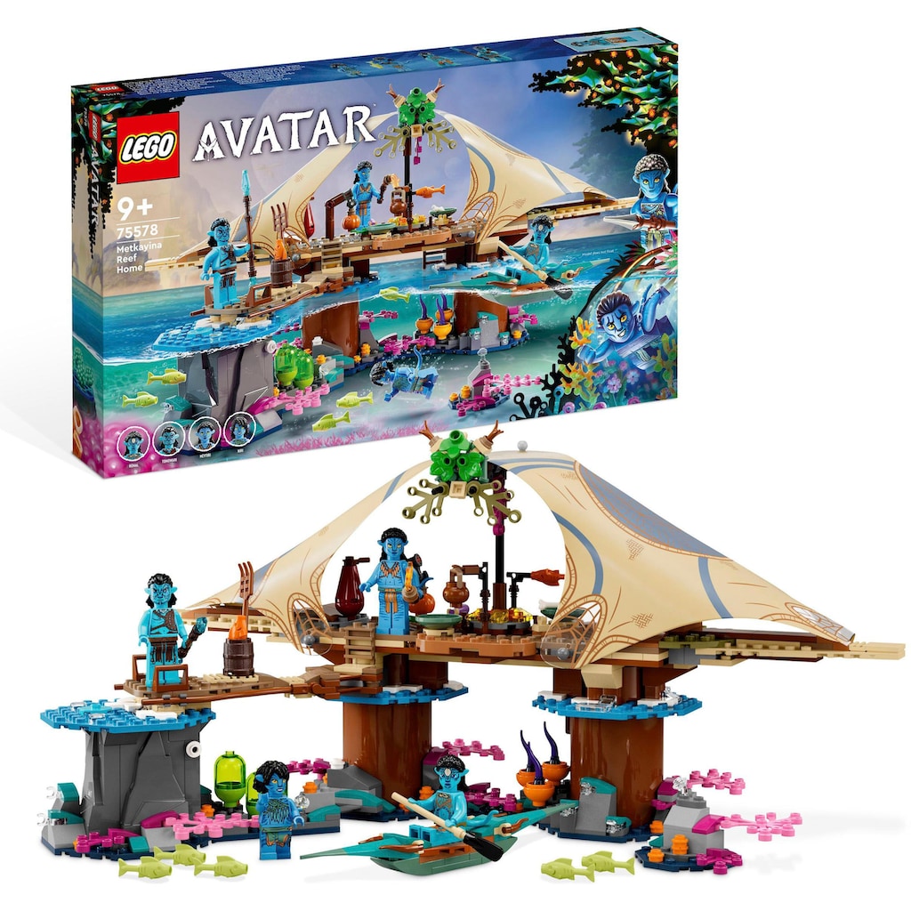 LEGO® Konstruktionsspielsteine »Das Riff der Metkayina (75578), LEGO® Avatar«, (528 St.)