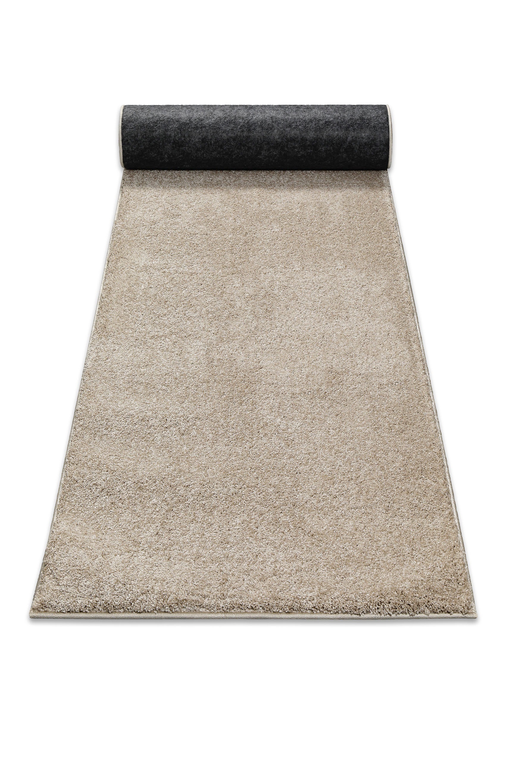 Teppich WECON HOME "Wogh", sand beige, B:140cm H:25mm L:200cm, Polyester, Teppiche, Teppich, Kurzflor, maschinell gewebt, robust, Wohn- & Schlafzimmer, einfarbig 2