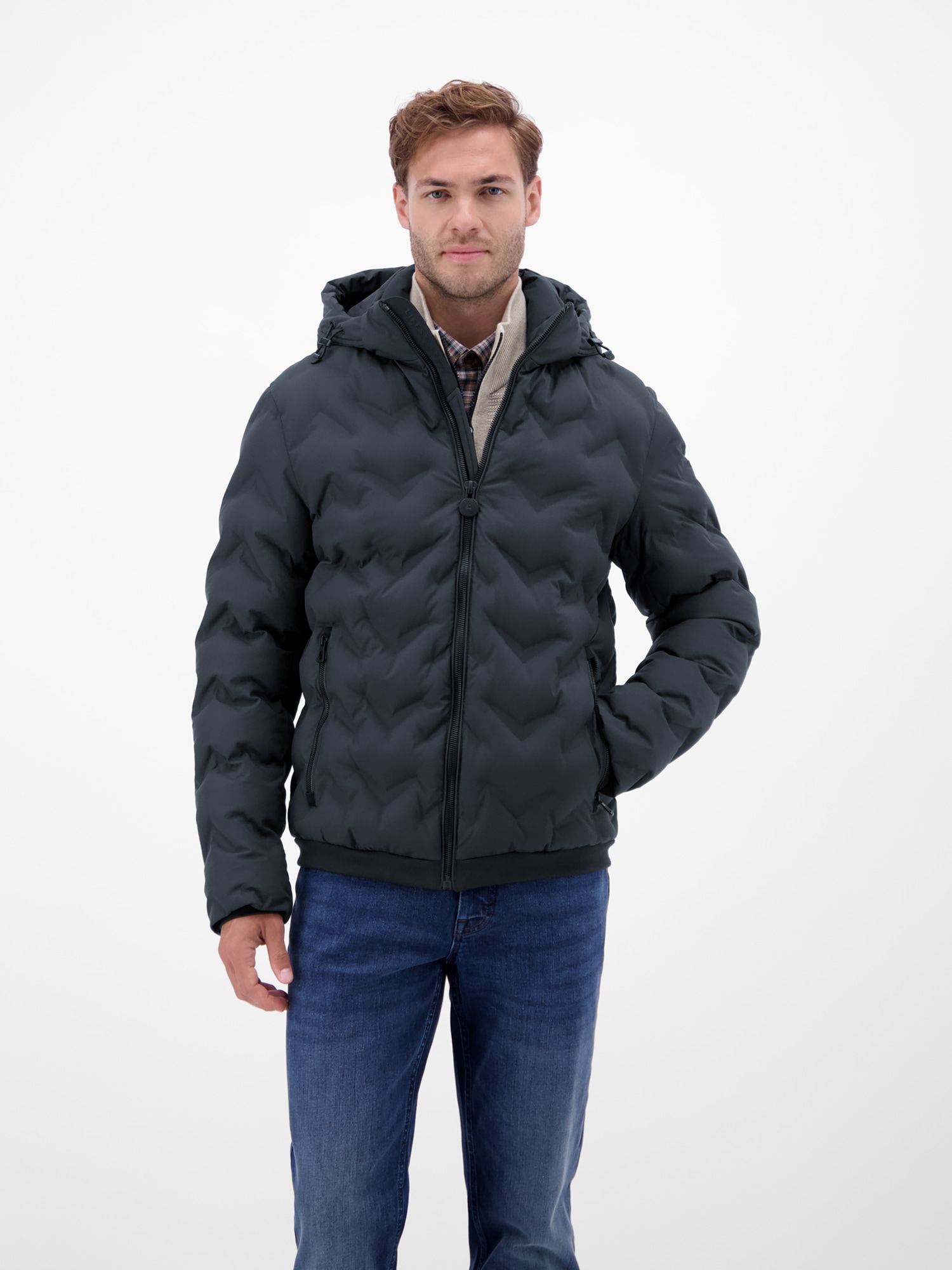 LERROS Steppjacke "Herren Funktions-Steppjacke" mit Kapuze