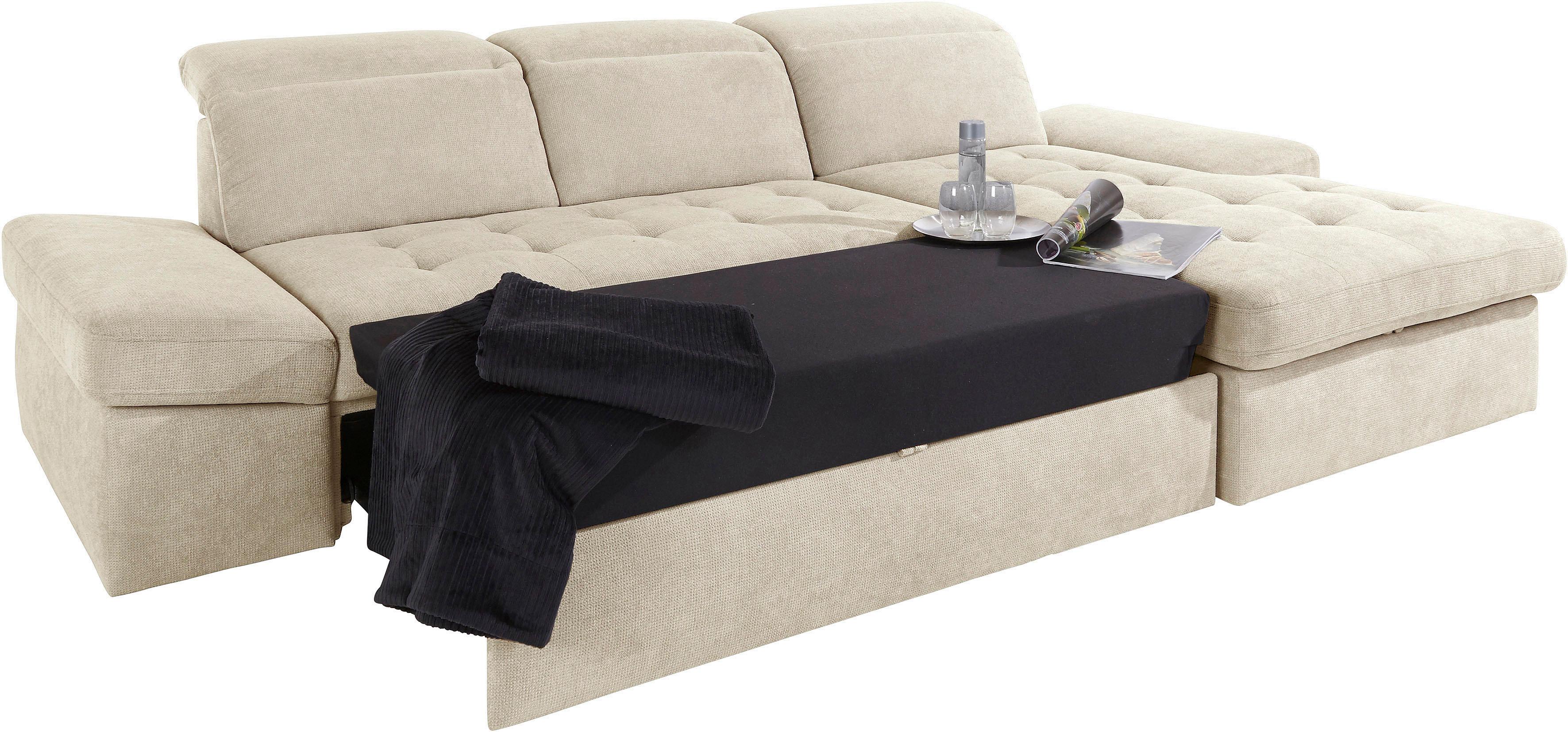 Thumbnail - sit&more Ecksofa "Stardust L-Form" wahlweise mit Bettfunktion und Bettkasten