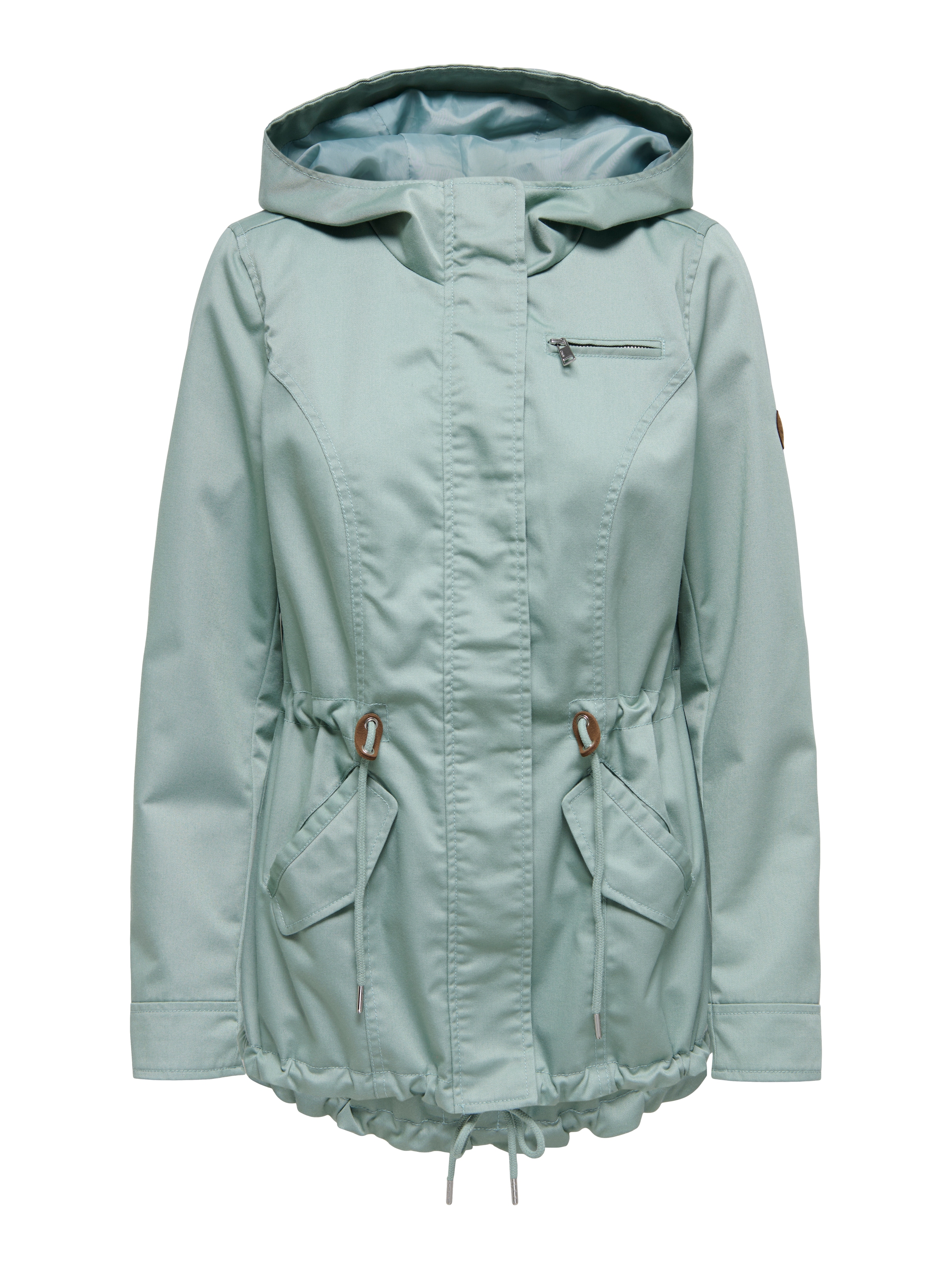 ONLY Parka »ONLLORCA LIFE CANVAS PARKA CC OTW« mit Kapuze mit Kordelzug in der Taille