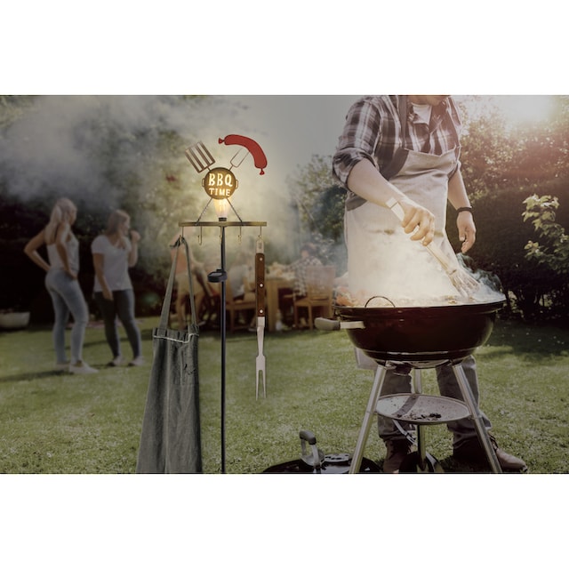 näve LED Solarleuchte »Ground Spike BBQ«, 1 flammig-flammig, LED-Solar  Erdspieß (BBQ),incl. 1x Ni-MH/AAA/600mAh/1,2V bestellen | BAUR