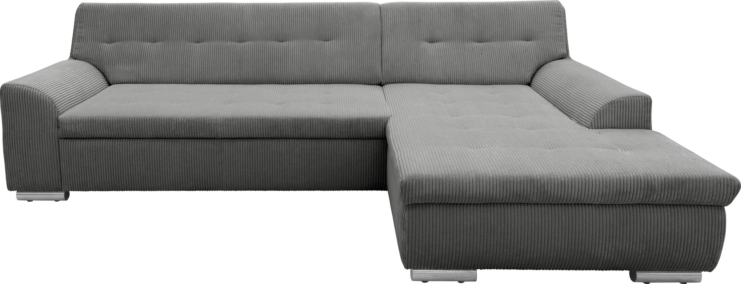 DOMO collection Ecksofa "Treviso viele Bezüge, auch in Cord, L-Form, B/T/H: günstig online kaufen