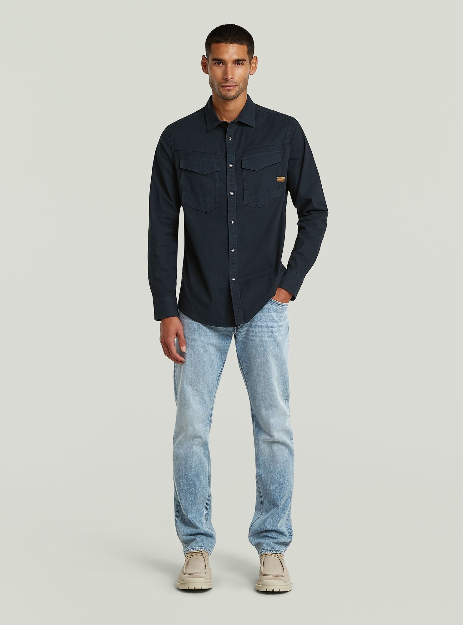 G-STAR Langarmshirt »Dakota Slim Hemd«