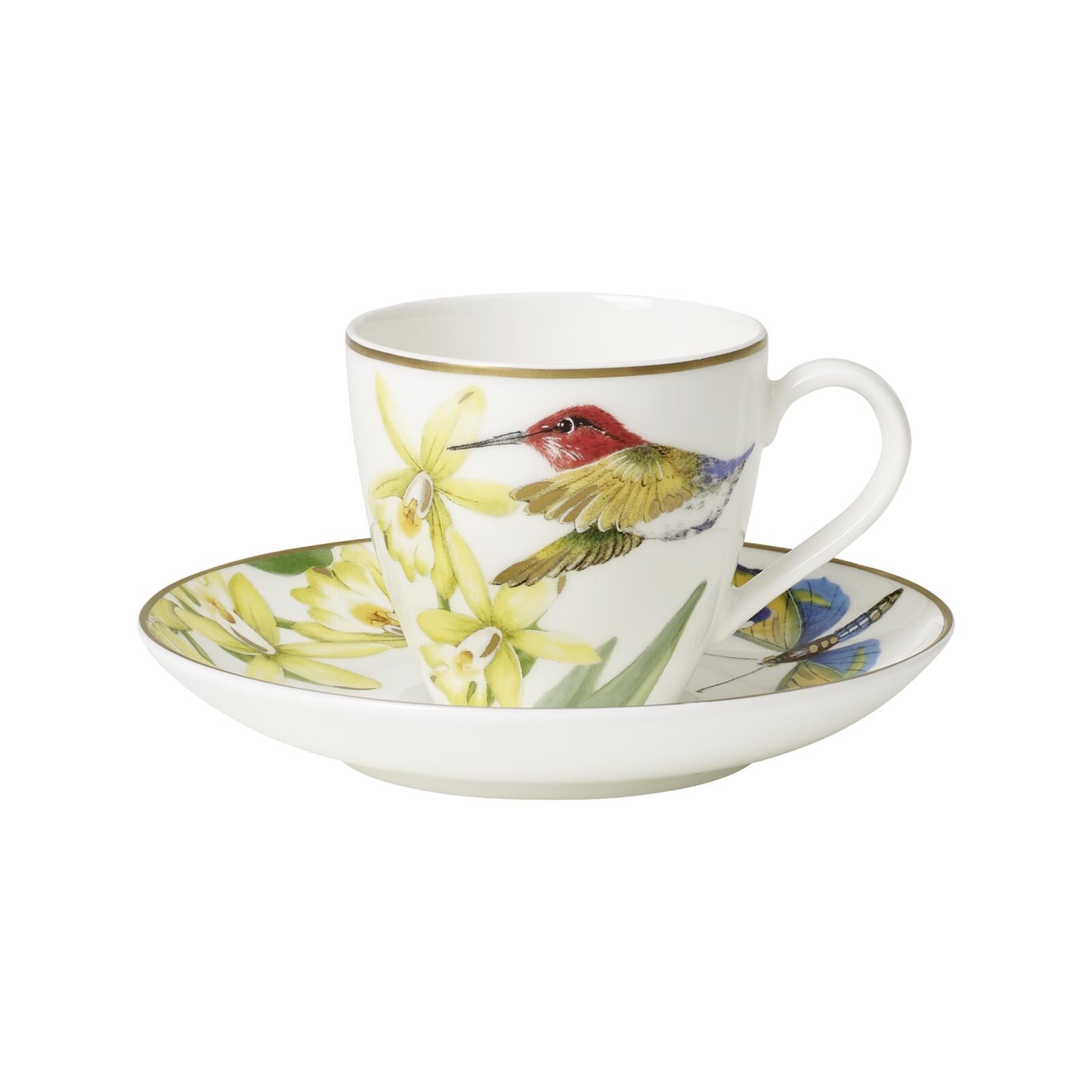 Villeroy & Boch Tasse "Mokka- / Espressotasse mit Untertasse Amazonia Anmut 100 ml bunt"