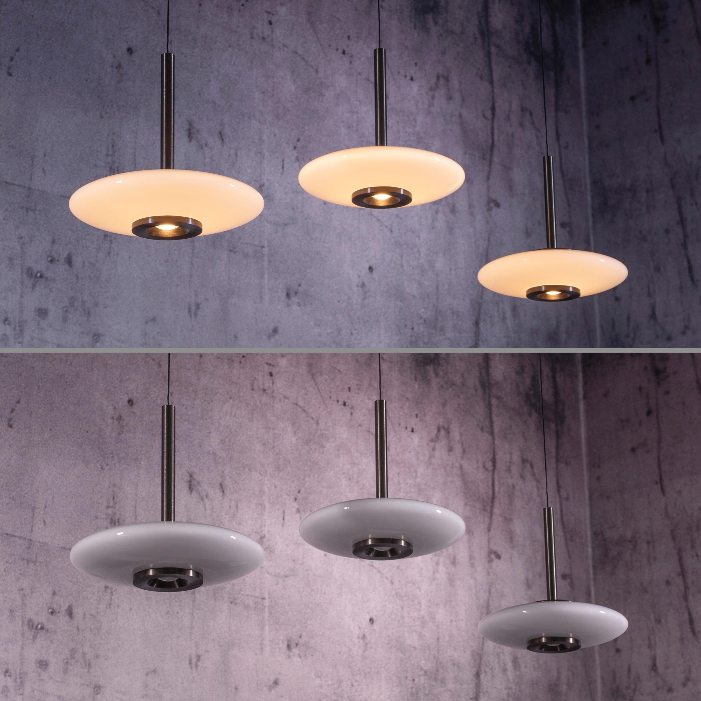 Neuhaus PURE LED Pendelleuchte »PURE Vitrum« LED-Board 1 Stk. Warmweiß Comfort Lift, dimmfähig über separaten Tronicdimmer