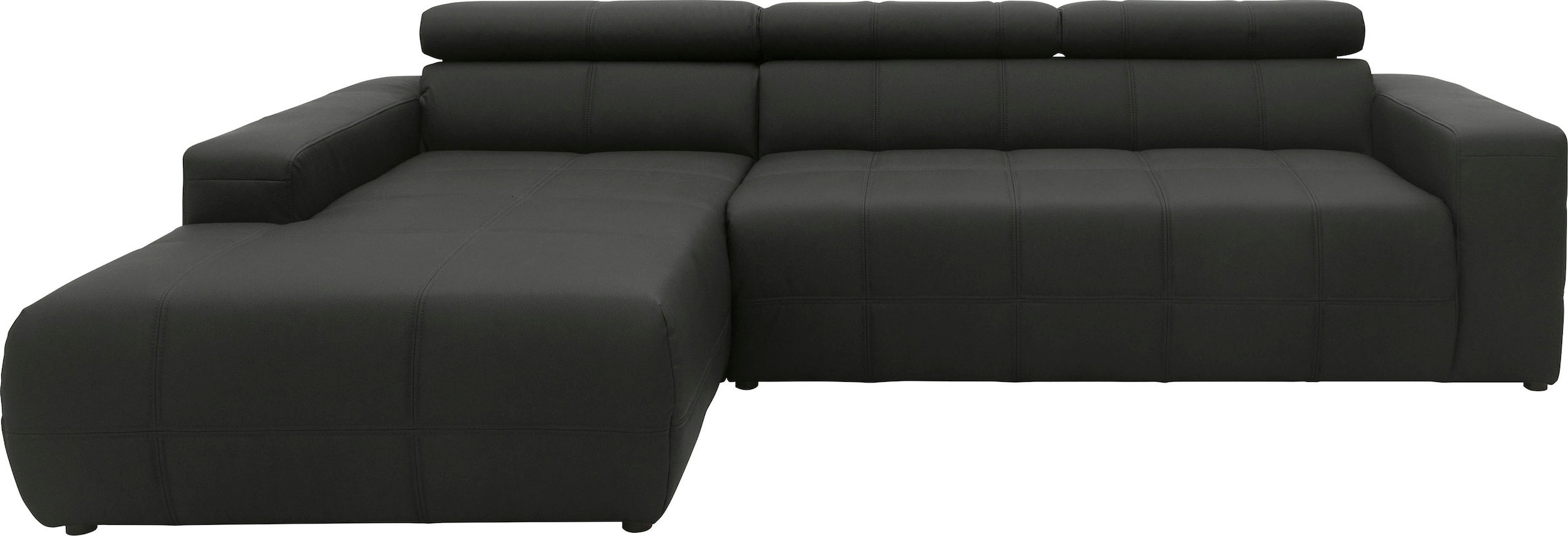 DOMO collection Ecksofa "Brandon B/T/H: 289/177/80 cm, whlw. mit Sitztiefen günstig online kaufen