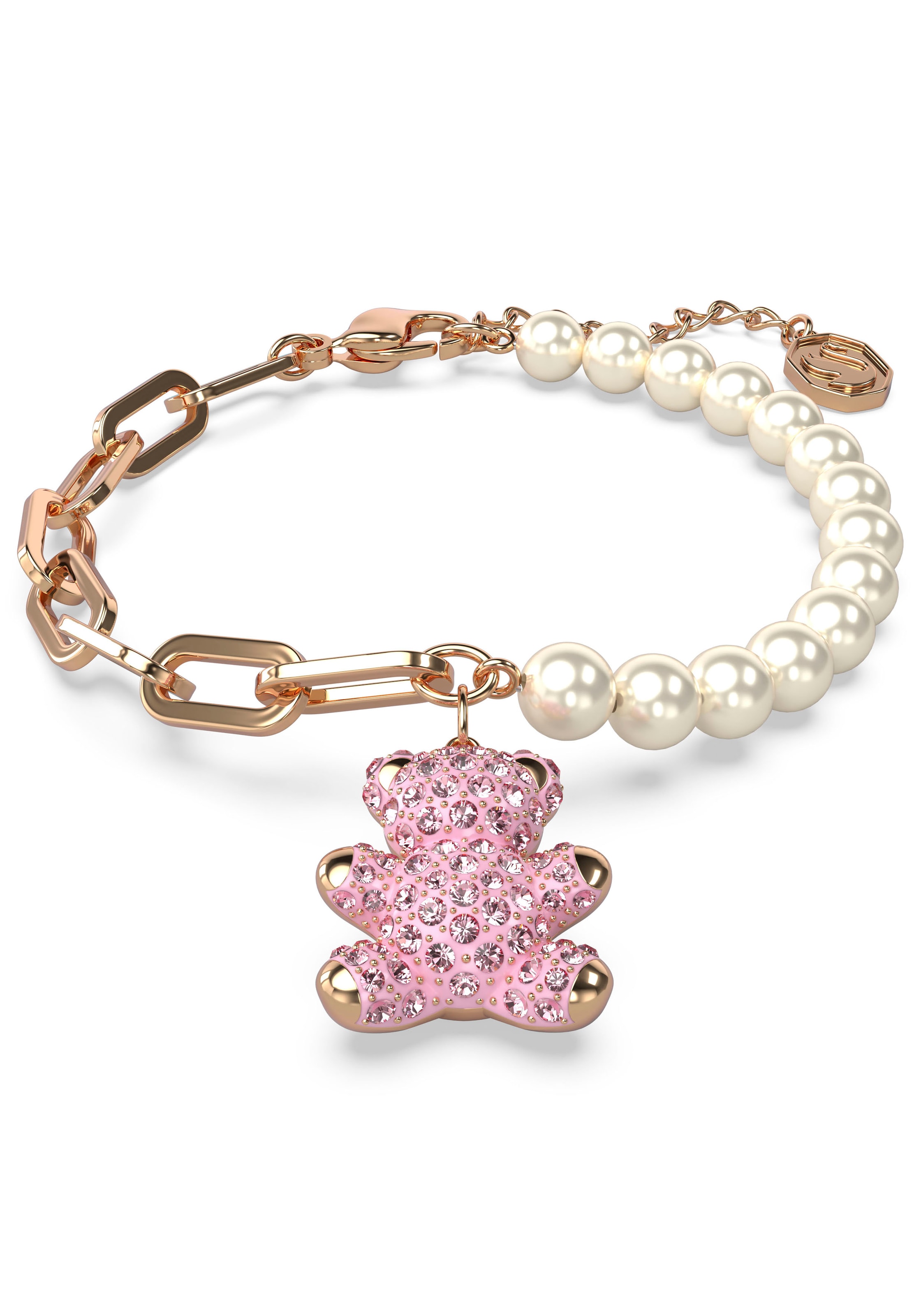 Armband »TEDDY, BEAR, 5669169«, mit Swarovski® Kristall - mit Swarovski® Perle