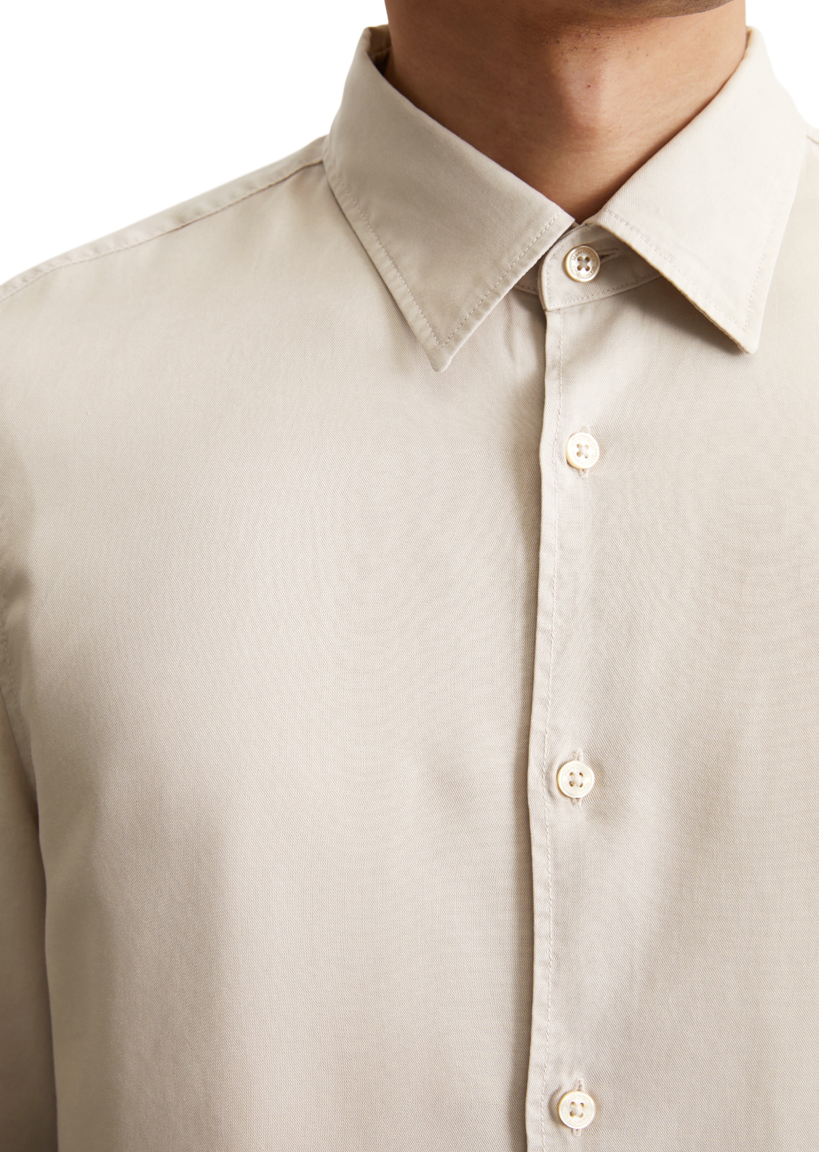 Marc O'Polo Langarmhemd »aus softem TENCEL™ Lyocell«