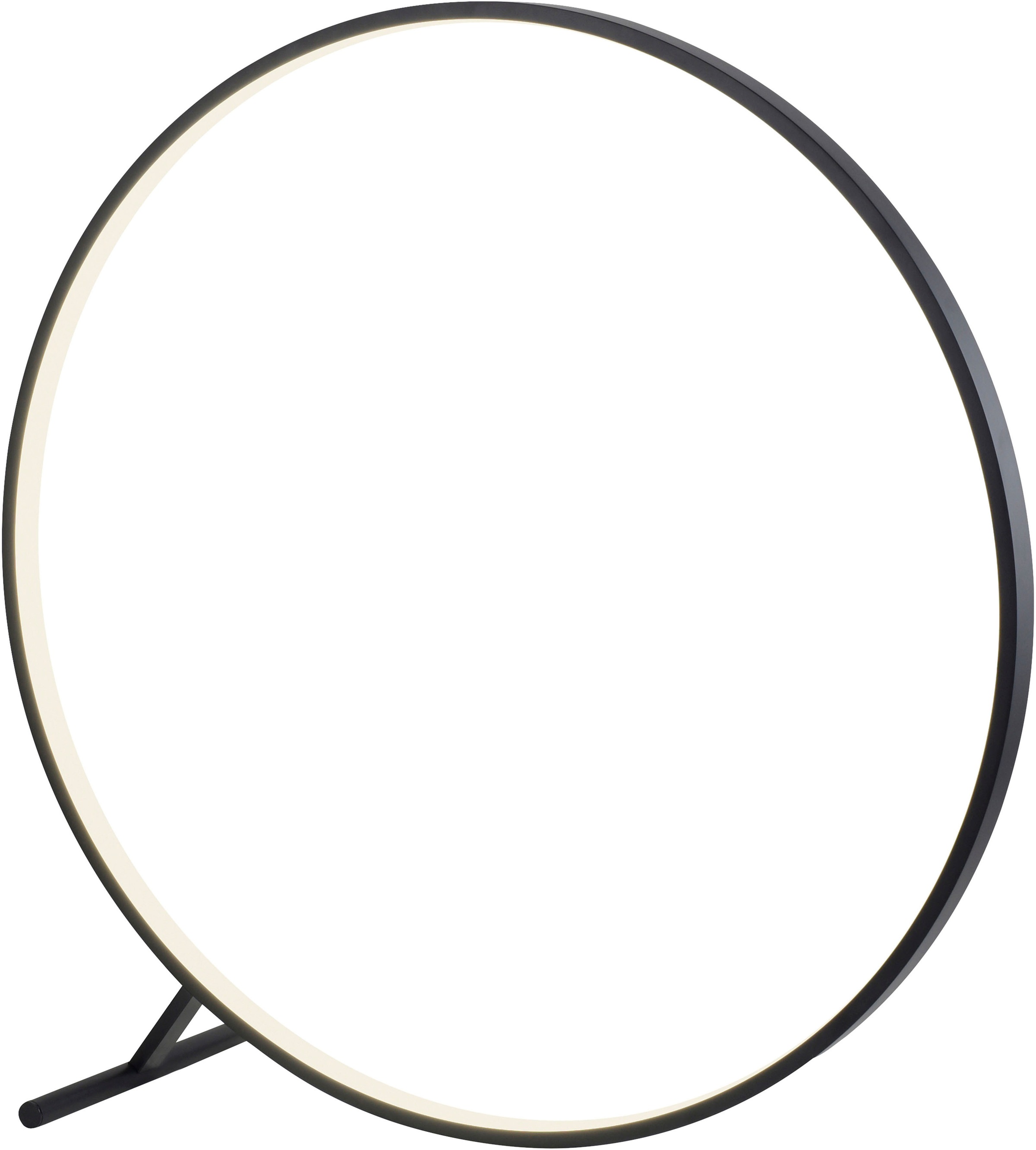 PAUL NEUHAUS Stehlampe "HULA", 1, Ø 100cm, 1 Stk., schwarz, Wohnzimmer, Leuchten, LED