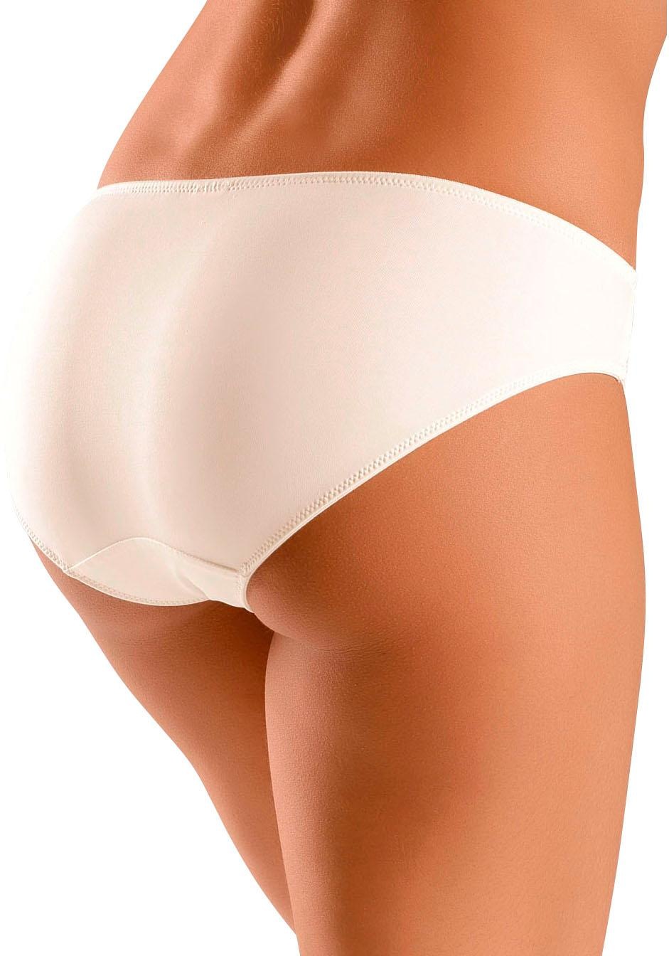 Thumbnail - petite fleur Slip 3 Stk. mit leicht transparenter Jacquardspitze an den Seiten