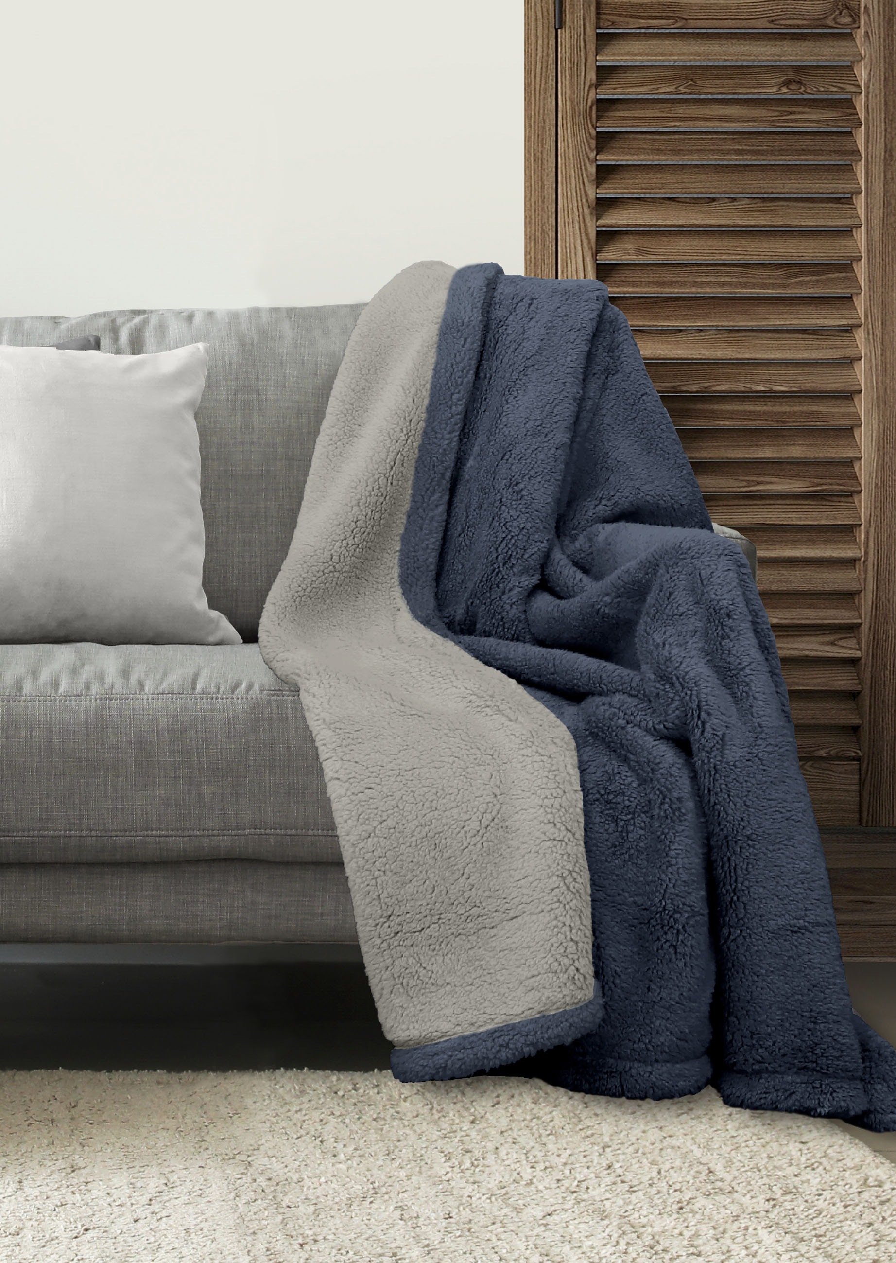 HECHTER PARIS Wohndecke »0238003«, Sherpa Wohndecke, Kuscheldecke, superweich, bequem, wohlig warm
