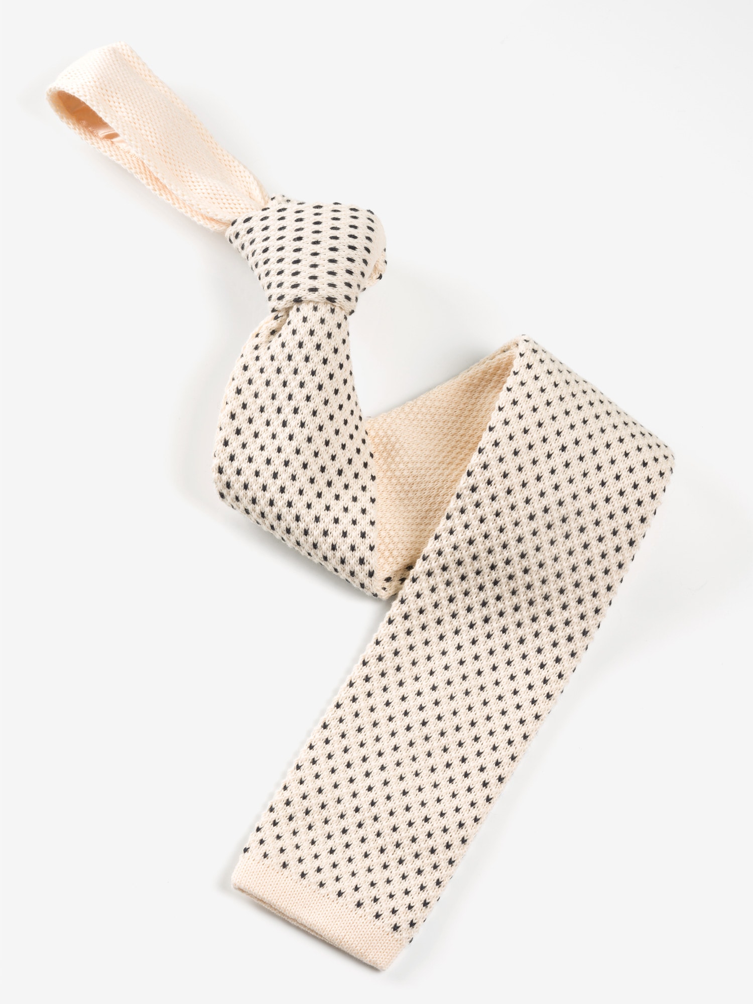 Cinque Krawatte, (1 St.), mit feinem Hahnentrittstrickmuster