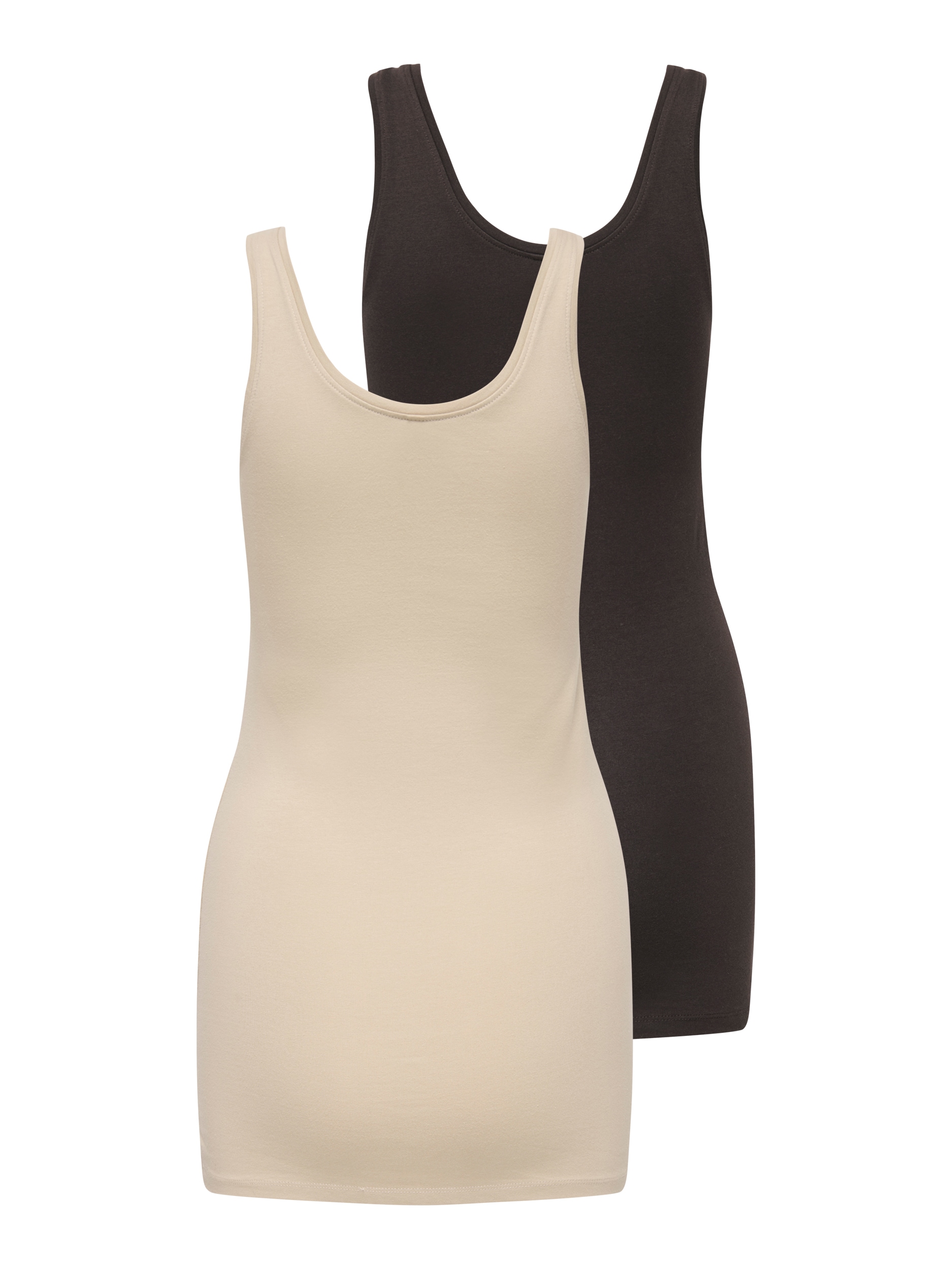 ONLY Tanktop "ONLLIVE LOVE NEW LONG TT 2PACK NOOS", (Packung, 2 tlg., 2er-P günstig online kaufen