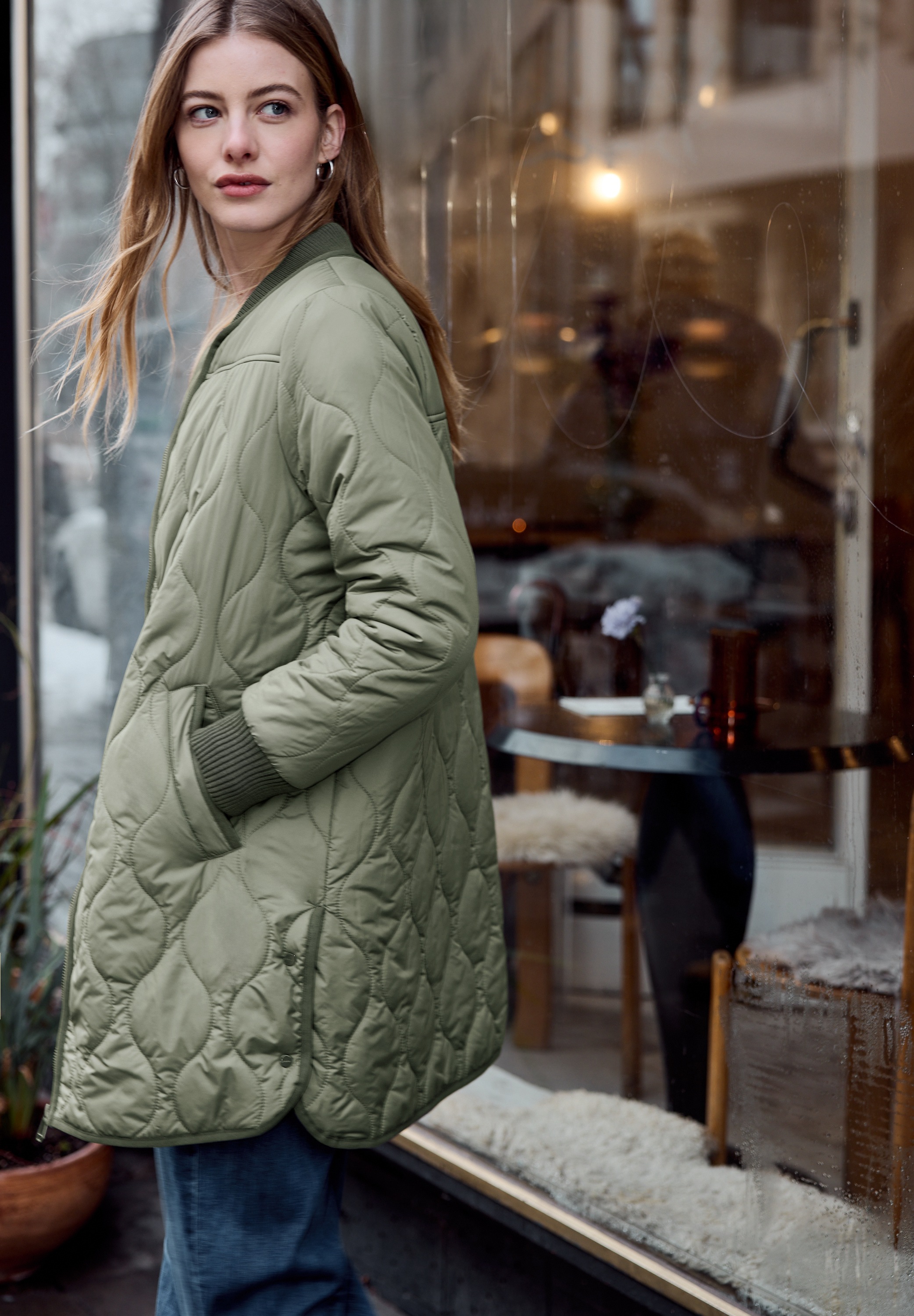 STREET ONE STUDIO Steppjacke ohne Kapuze mit moderner Steppung günstig online kaufen