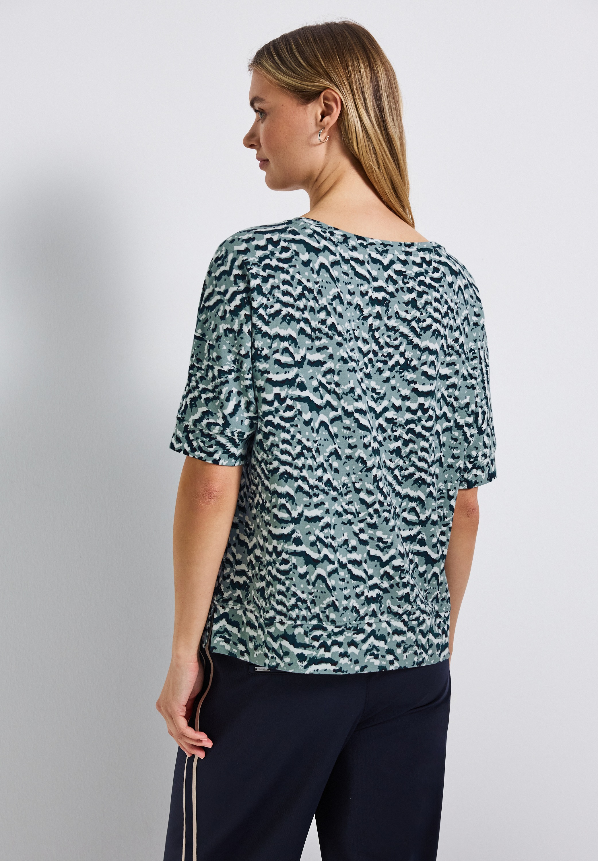 STREET ONE Rundhalsshirt, im soften Baumwoll-Mix günstig online kaufen