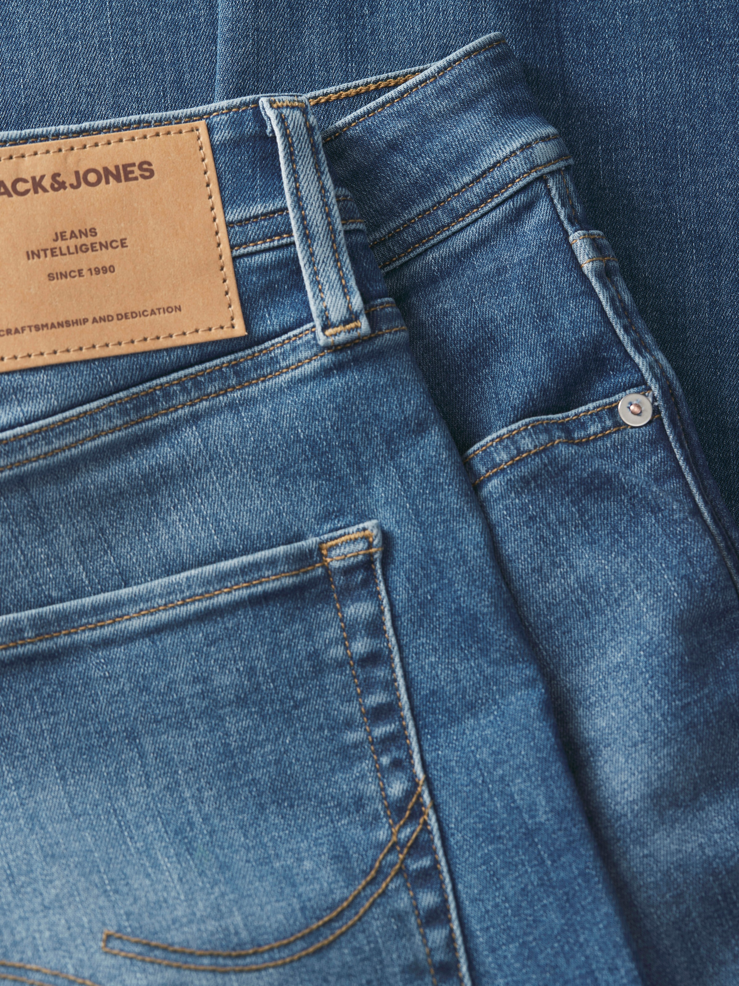 Jack & Jones Regular-fit-Jeans »JJICLARK JJORIGINAL« Baumwollmischung, regular fit