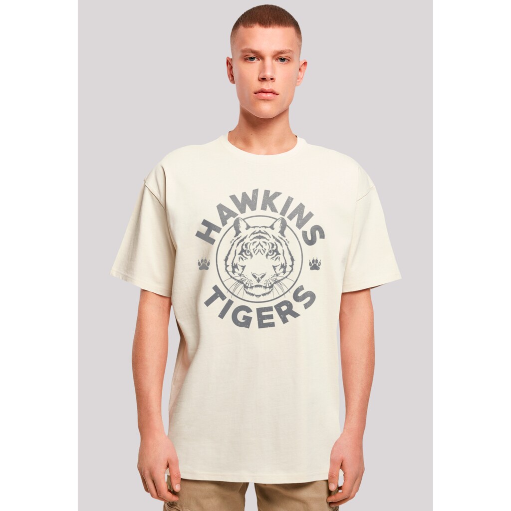 F4NT4STIC T-Shirt »Stranger Things Hawkins Grey Tiger«