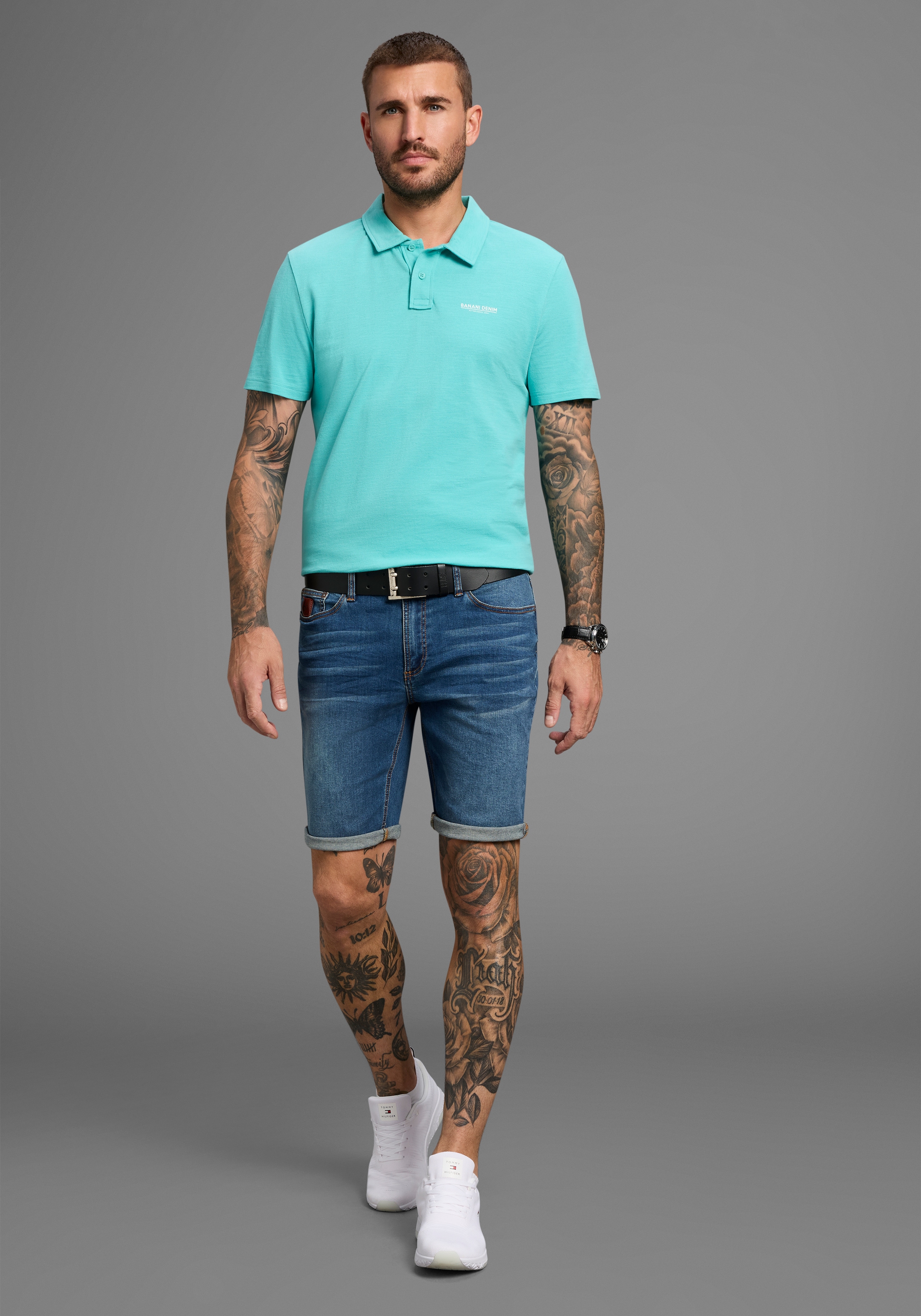 Bruno Banani Jeansshorts »Hutch-Shorts«, niedrige Leibhöhe