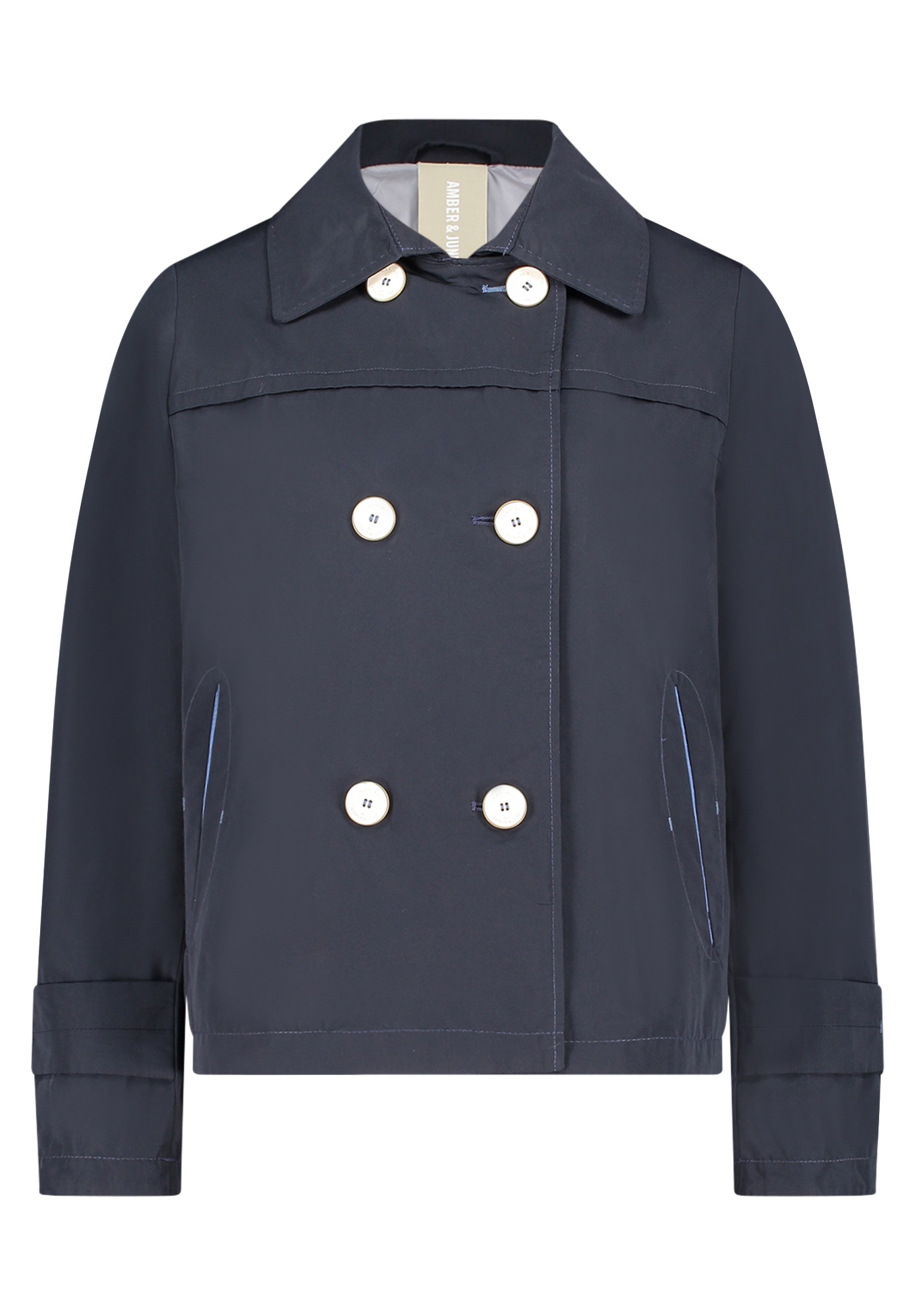 Amber & June Sommerjacke "Damen mit Kragen" günstig online kaufen