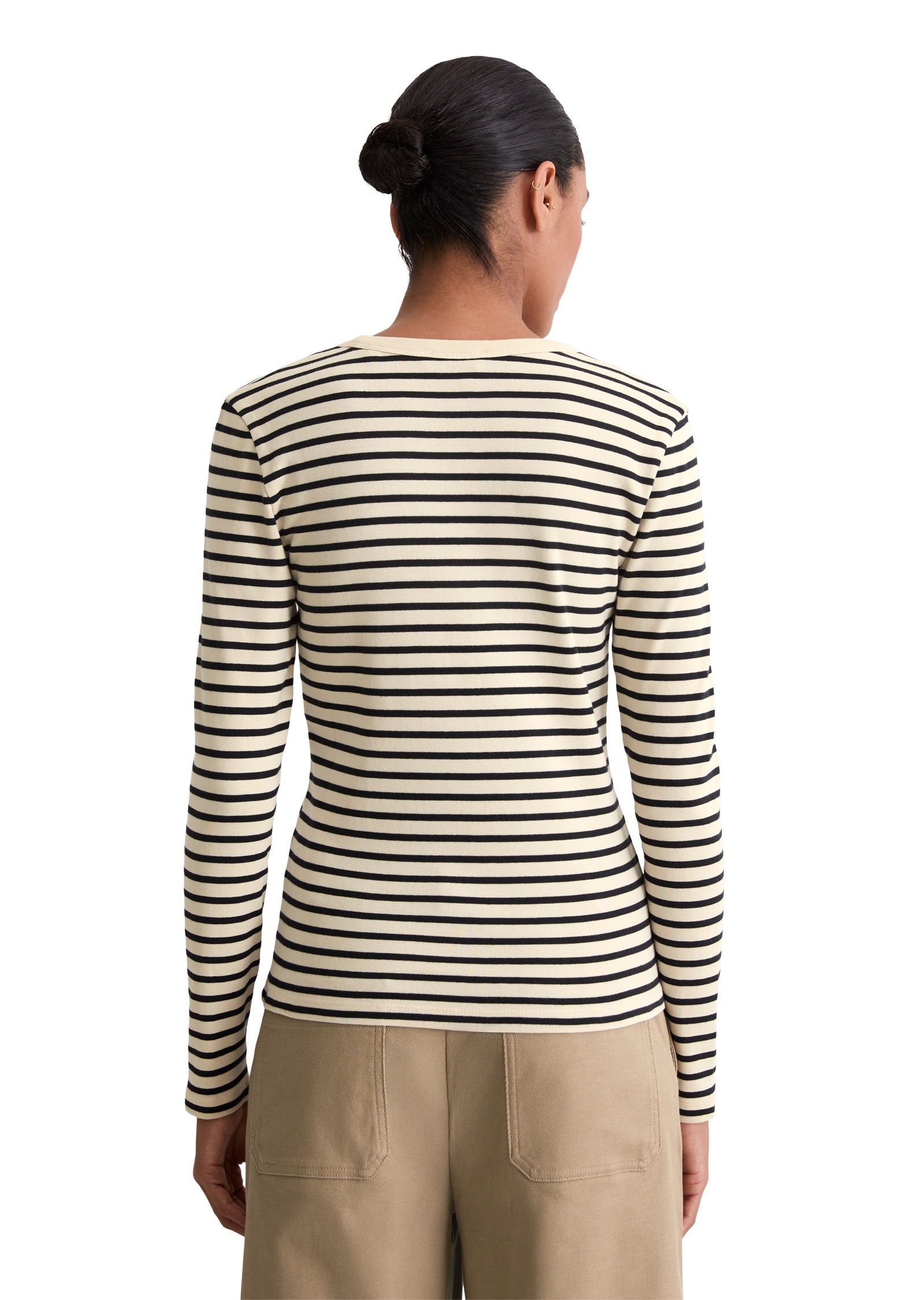 Thumbnail - Marc OPolo Langarmshirt "aus reiner Bio-Baumwolle"