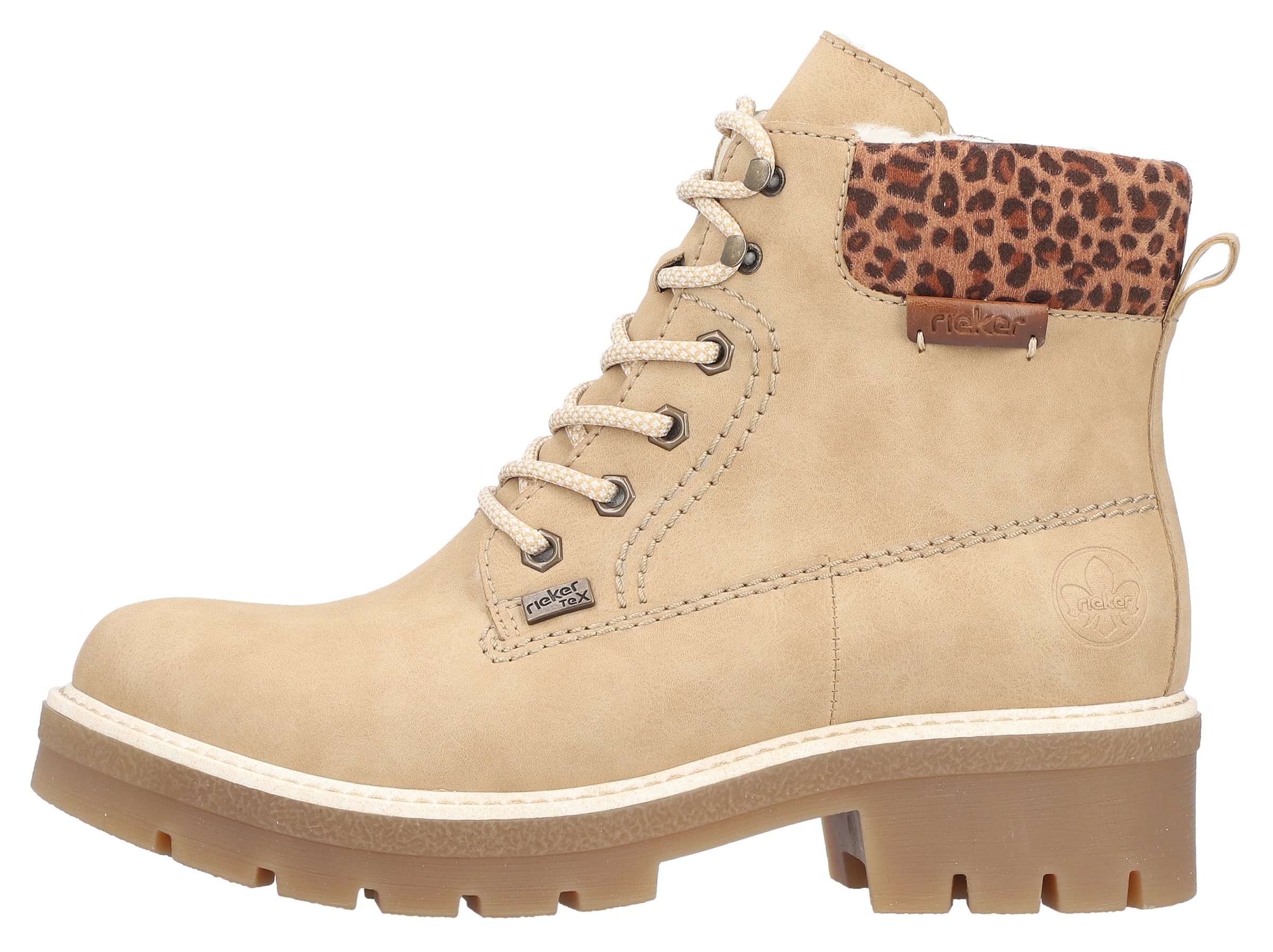 Rieker Winterstiefelette, Winterboots, Schnürboots mit wasserabweisender riekerTEX-Membran